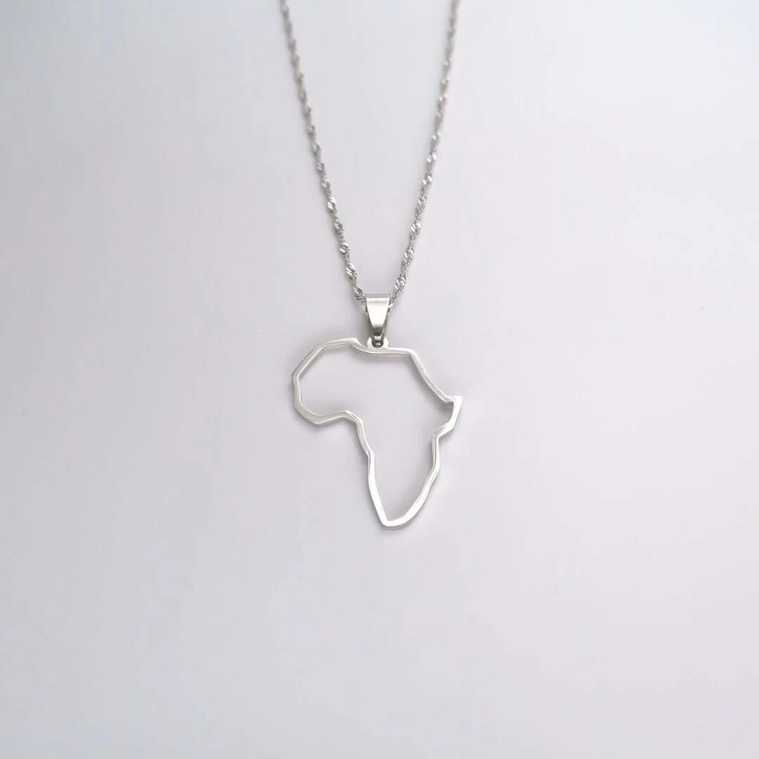 Africa Outline Necklace - Image 10