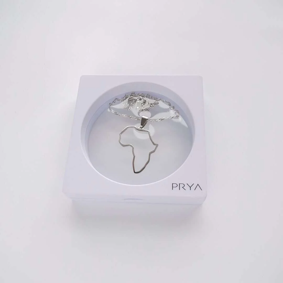 Africa Outline Necklace - Image 3
