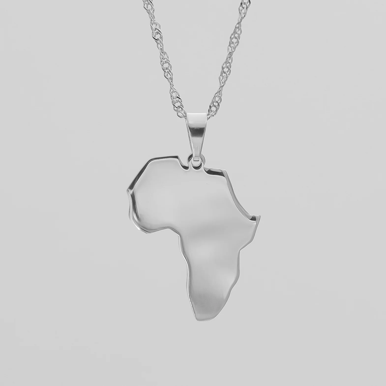 Africa Silver Filled Necklace