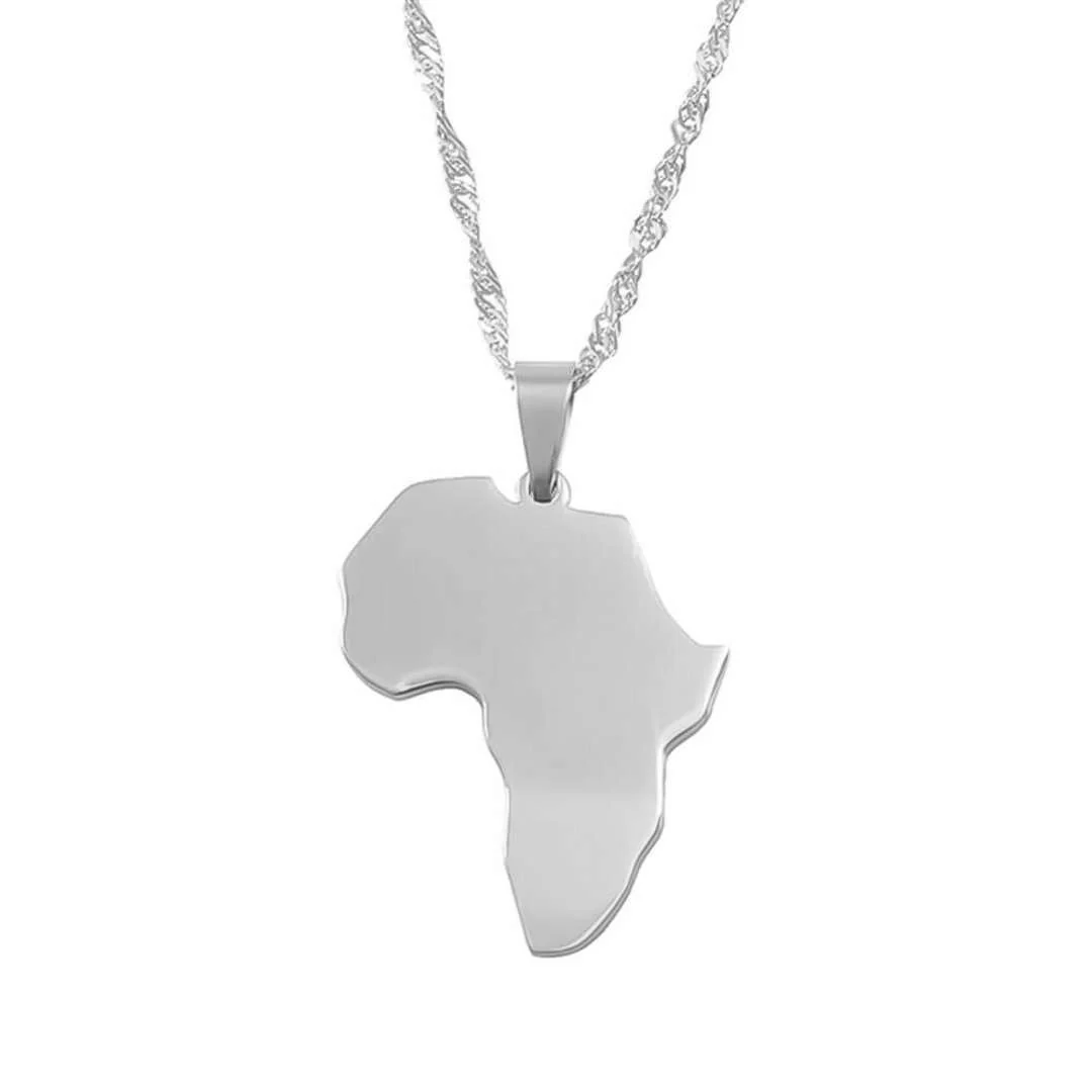 Africa Silver Filled Necklace - Image 4