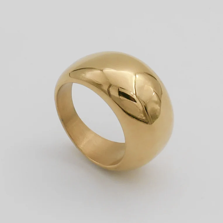 Alexa Dome Ring | Gold