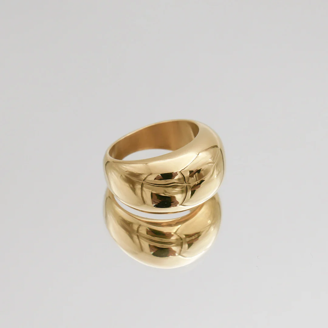 Alexa Dome Ring | Gold - Image 2