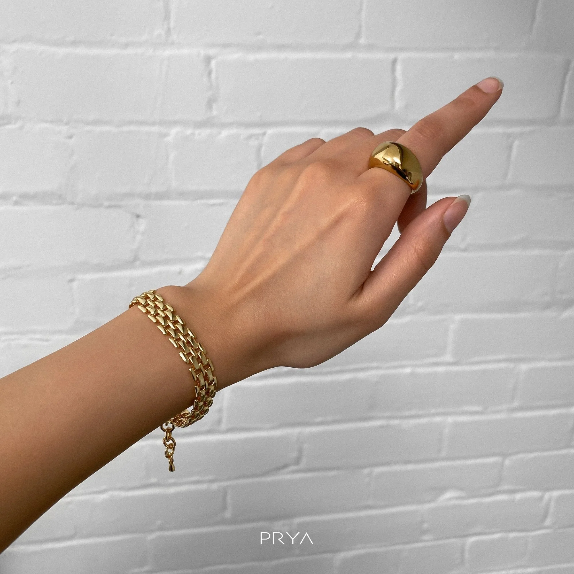 Alexa Dome Ring | Gold - Image 3