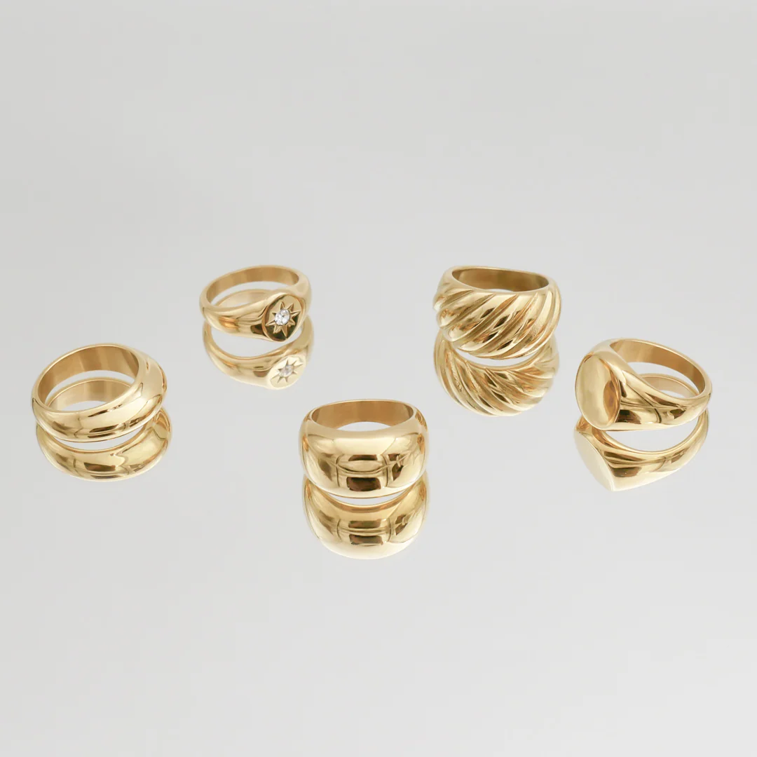 Alexa Dome Ring | Gold - Image 5