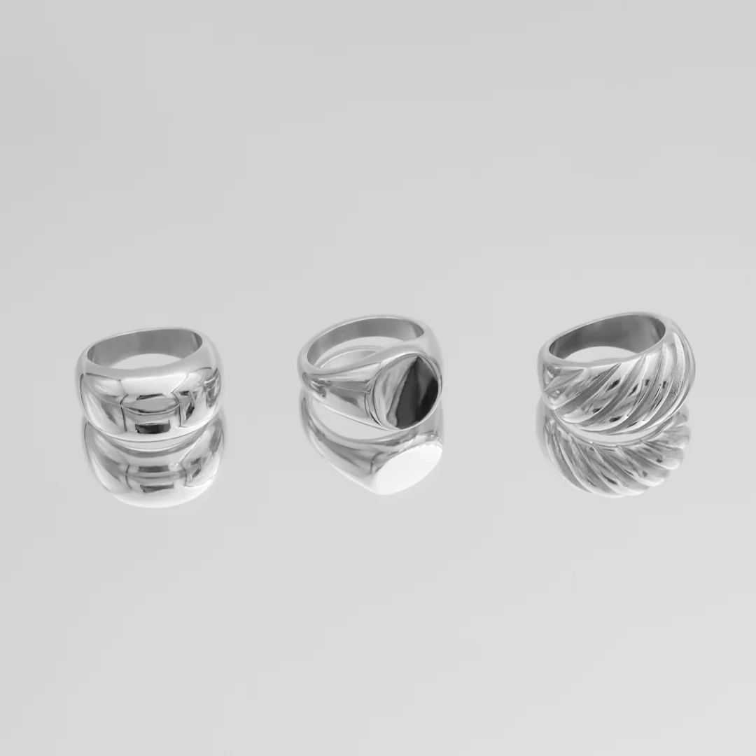 Alexa Dome Ring | Silver - Image 2