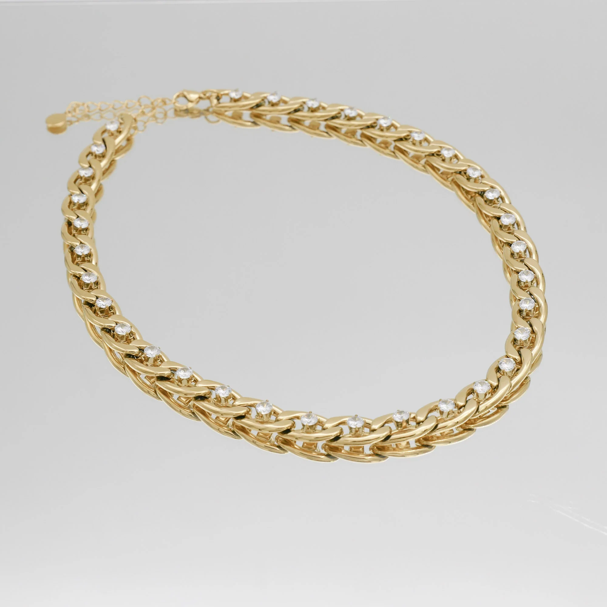 Alina CZ Chain Necklace - Image 3