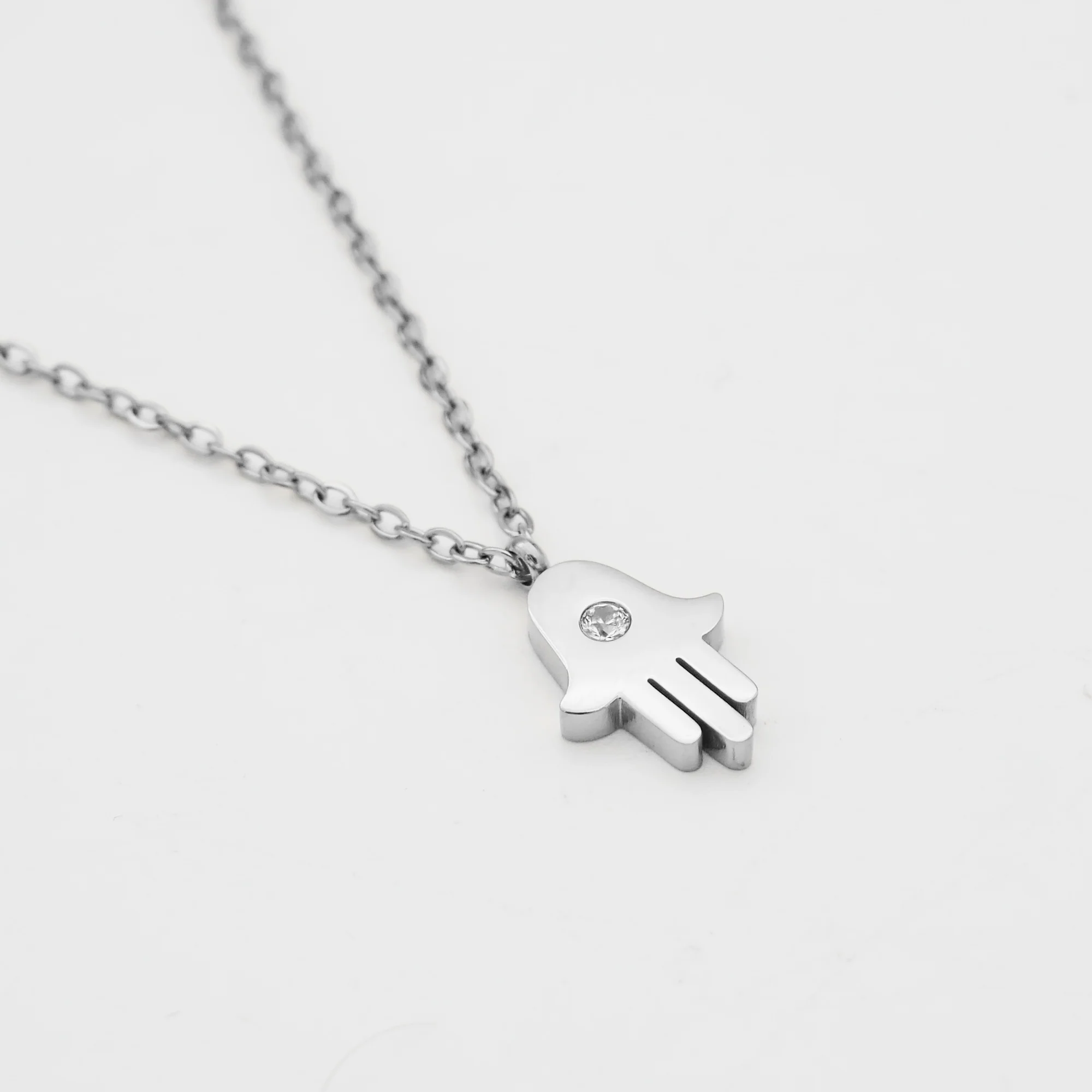 Amalie Hand of Hamsa Necklace - Image 4