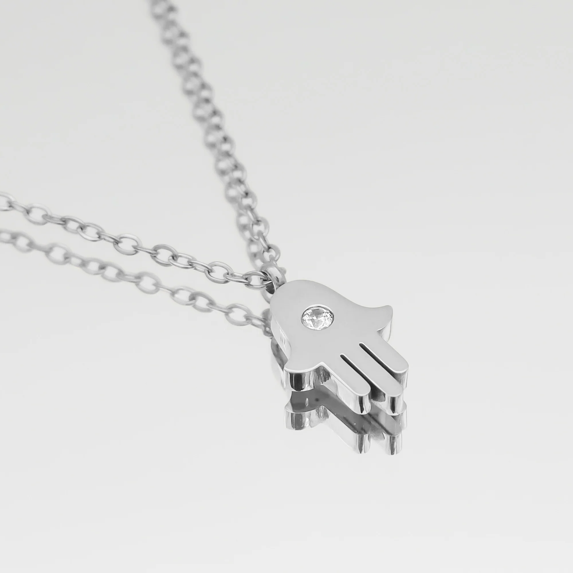Amalie Hand of Hamsa Necklace - Image 6