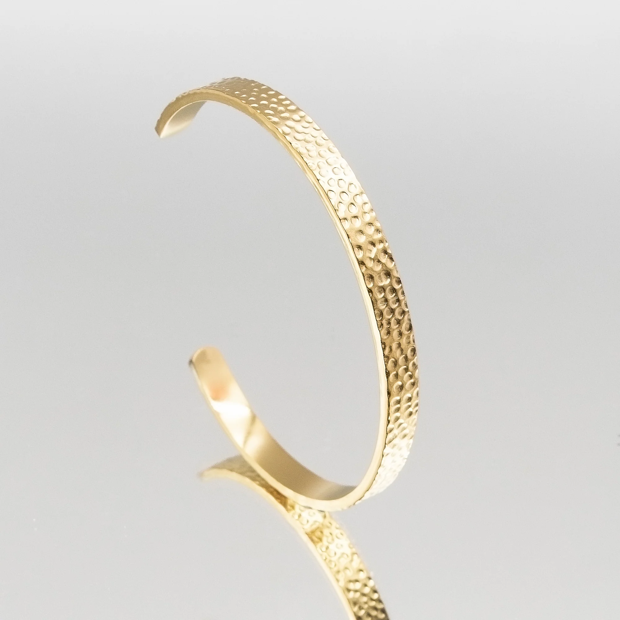 Amara Hammered Bangle - Image 3