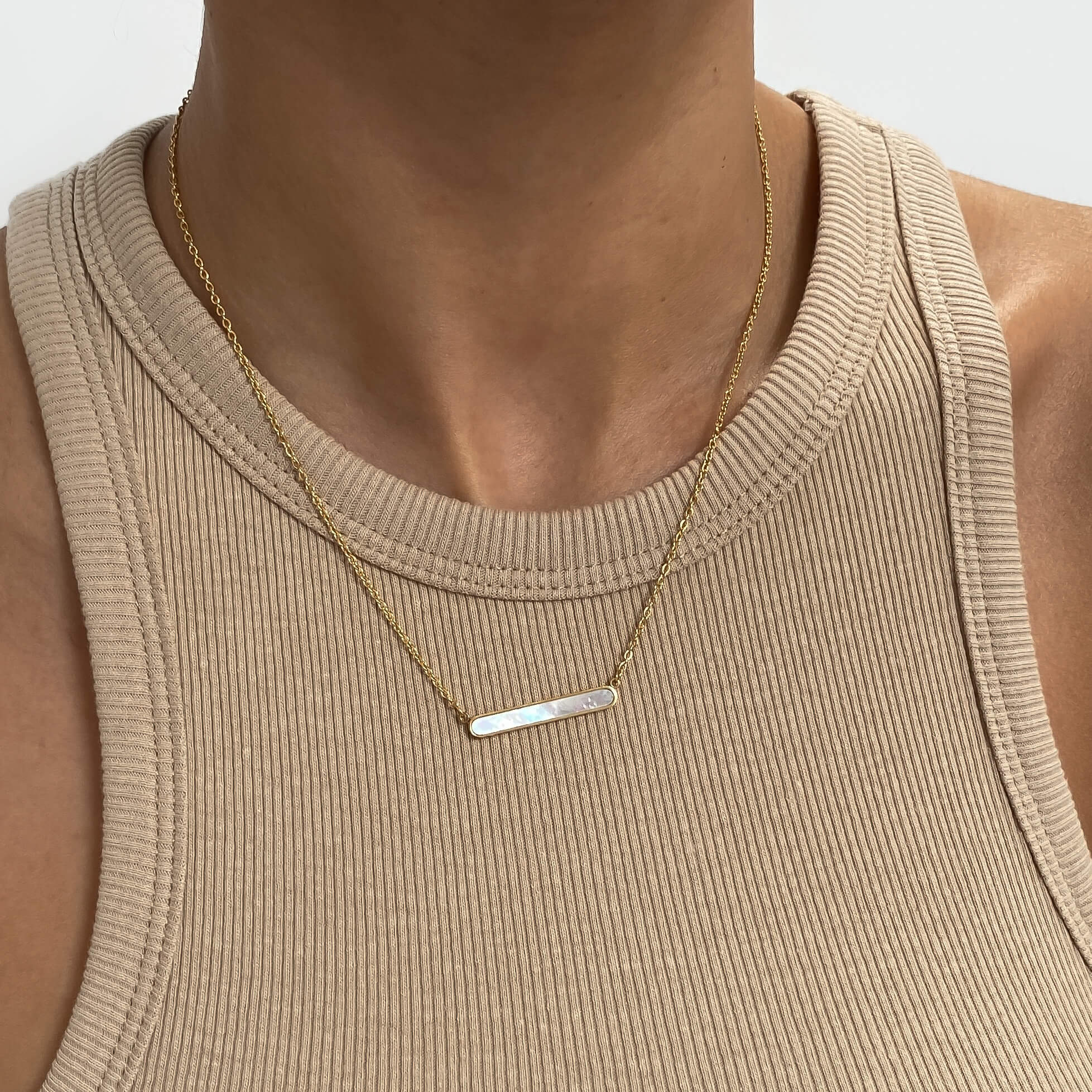 Amaya Opal Bar Necklace - Image 11