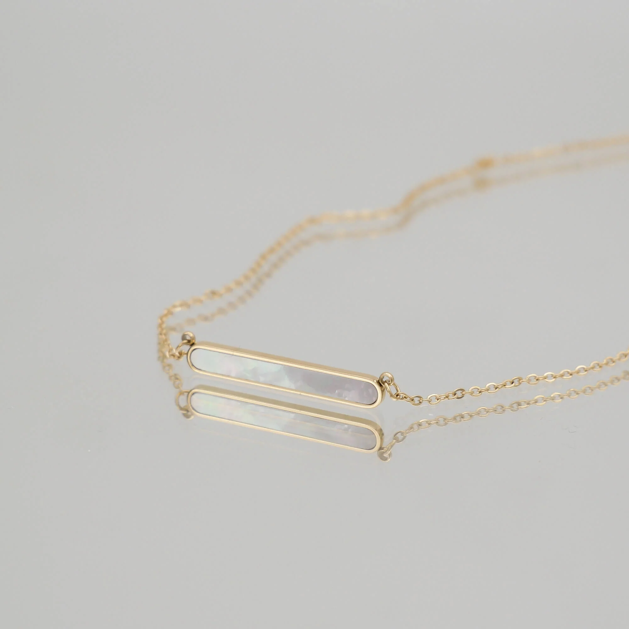 Amaya Opal Bar Necklace - Image 12