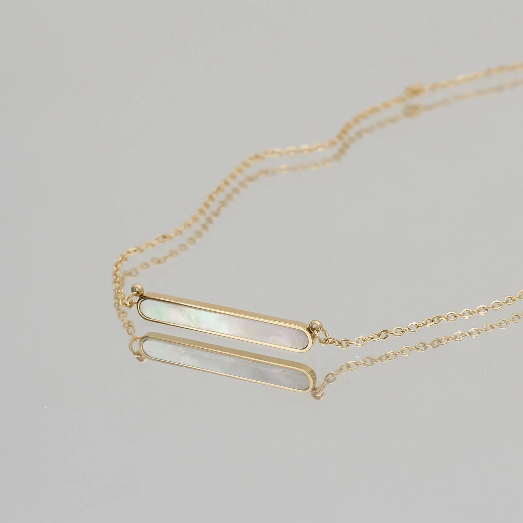 Amaya Opal Bar Necklace - Image 13