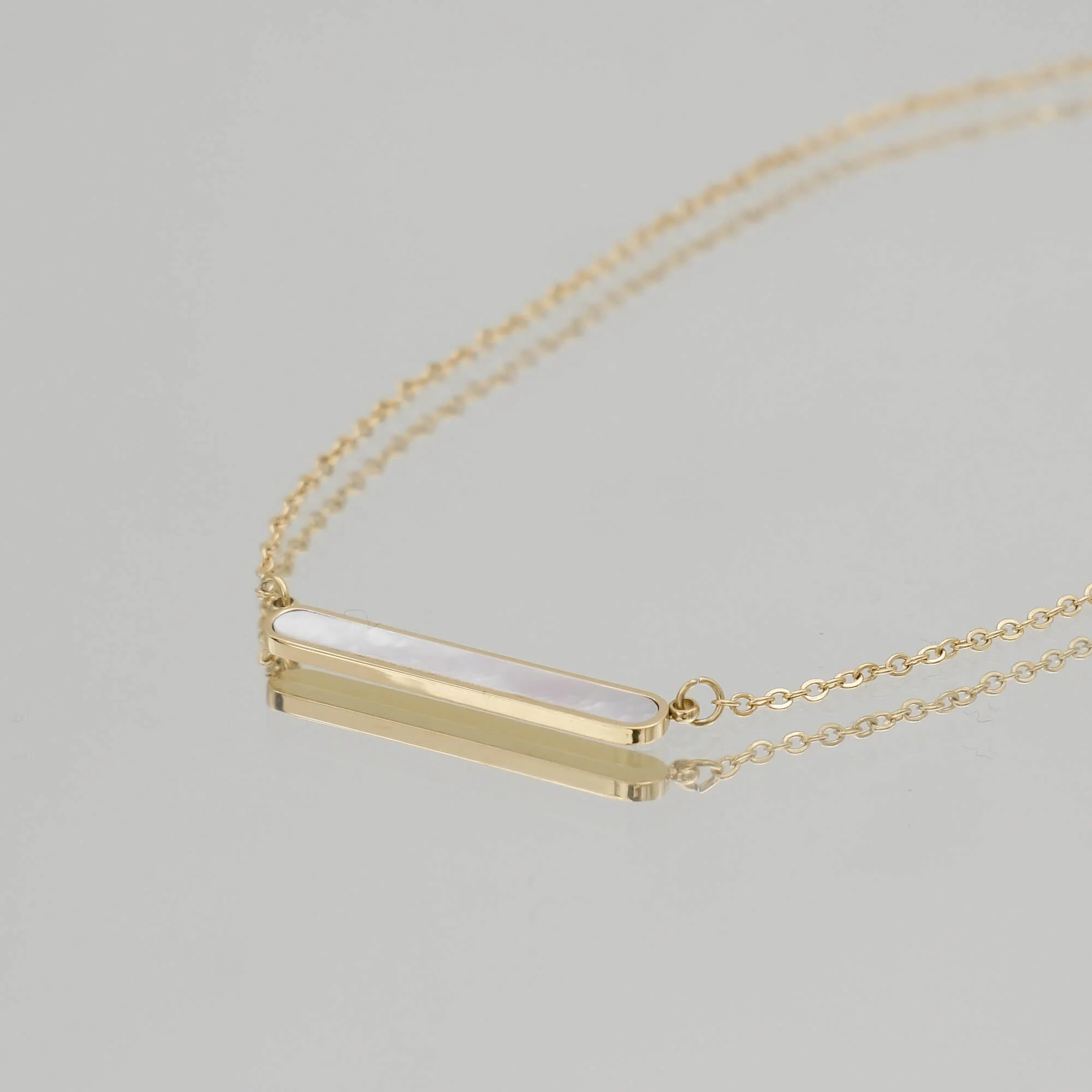 Amaya Opal Bar Necklace - Image 3