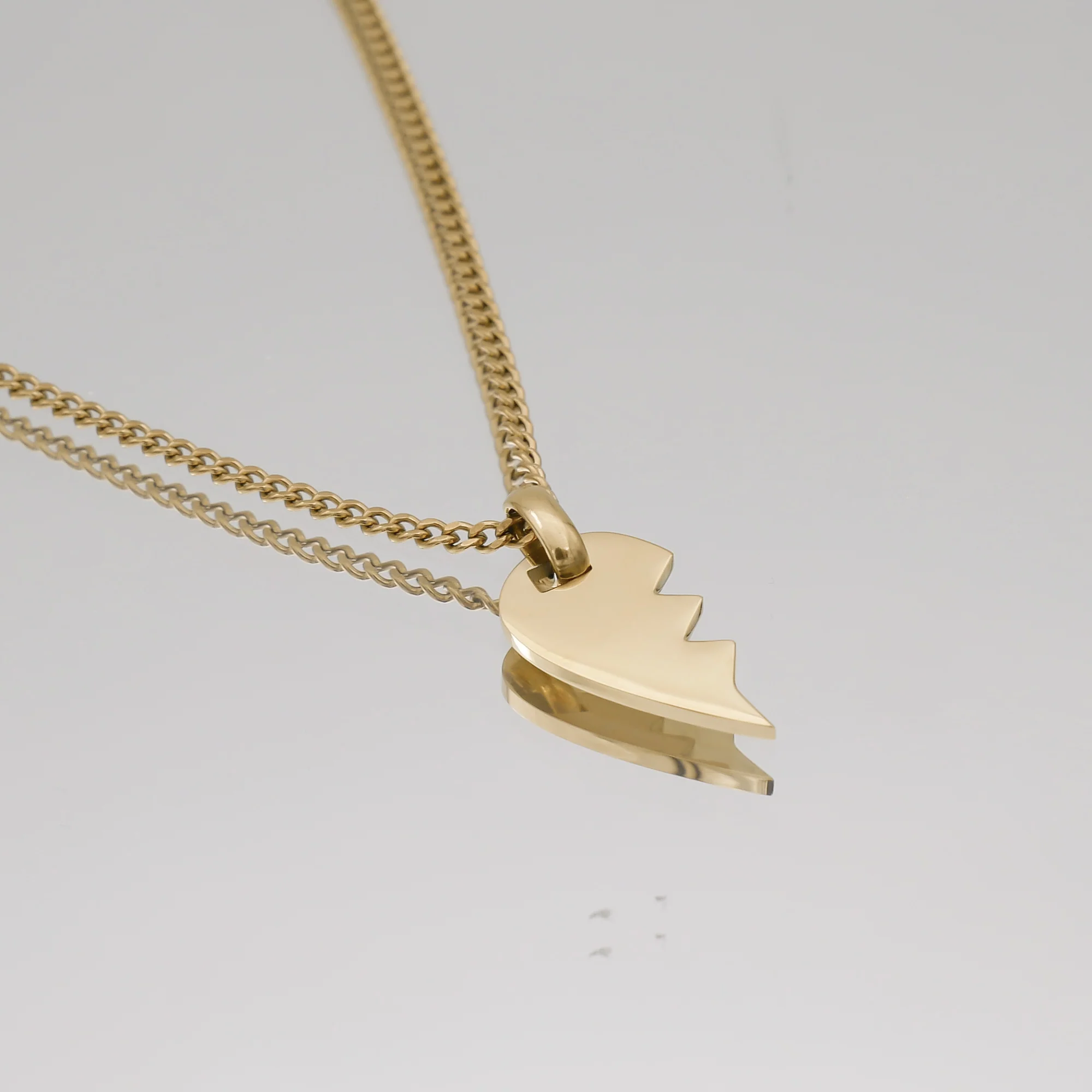 Amika Split Heart necklace - Image 4