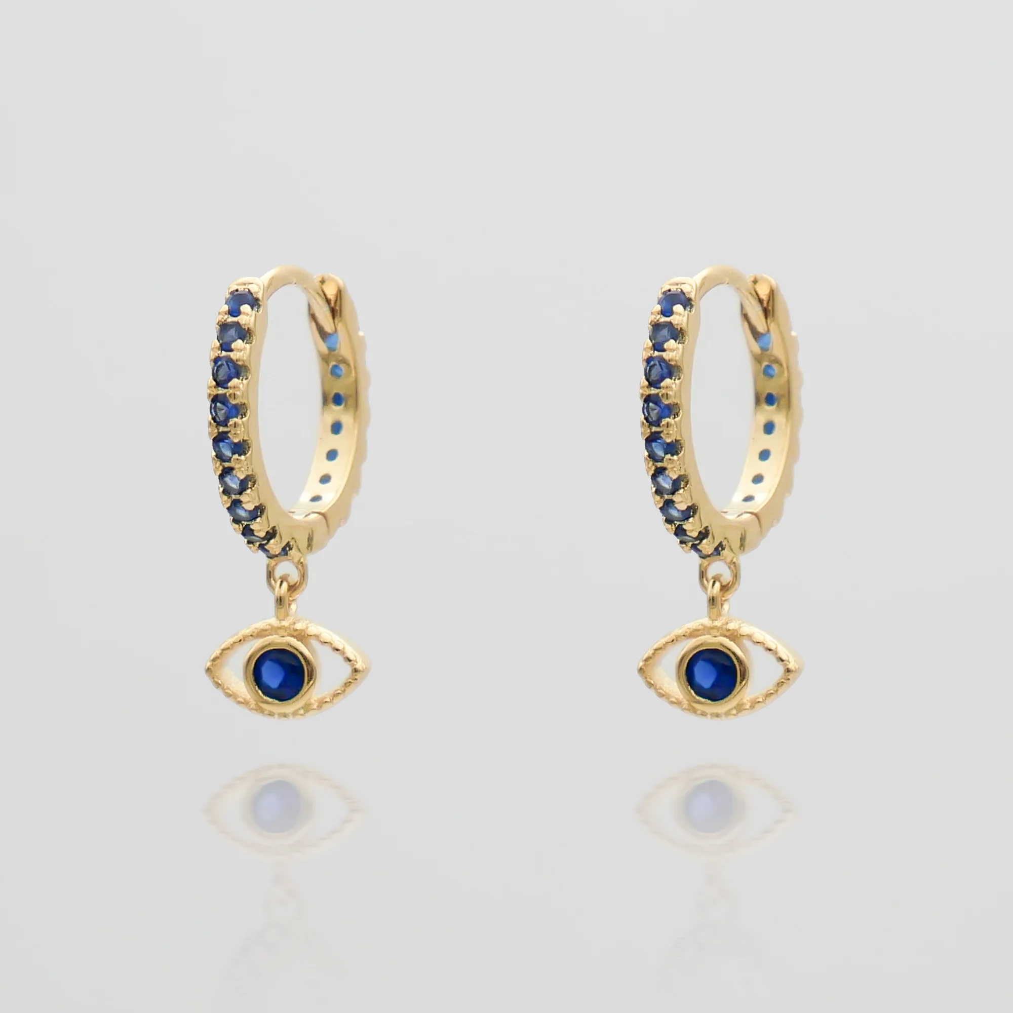 Ana Eye Huggie Earrings - Image 3
