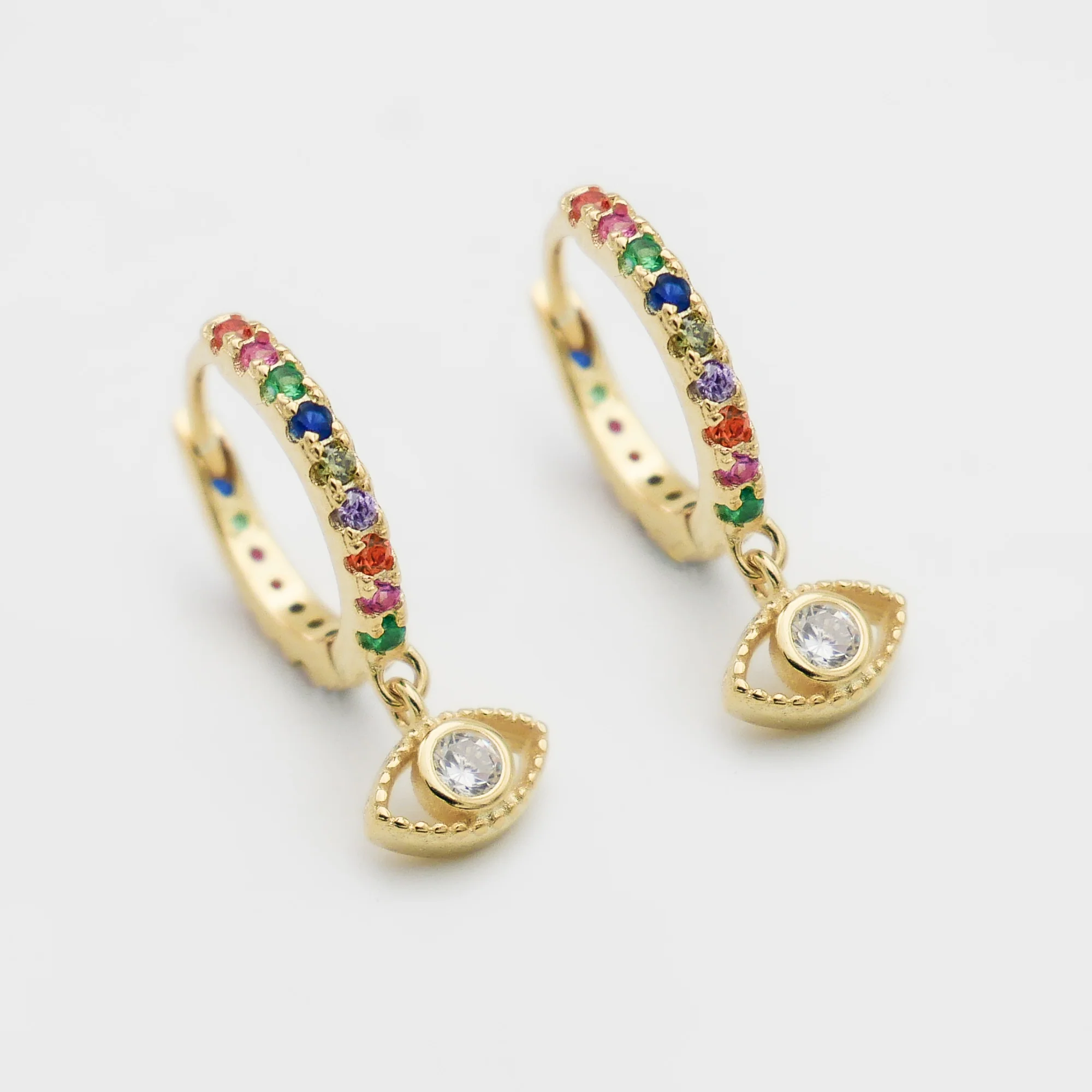 Ana Eye Huggie Earrings - Image 6