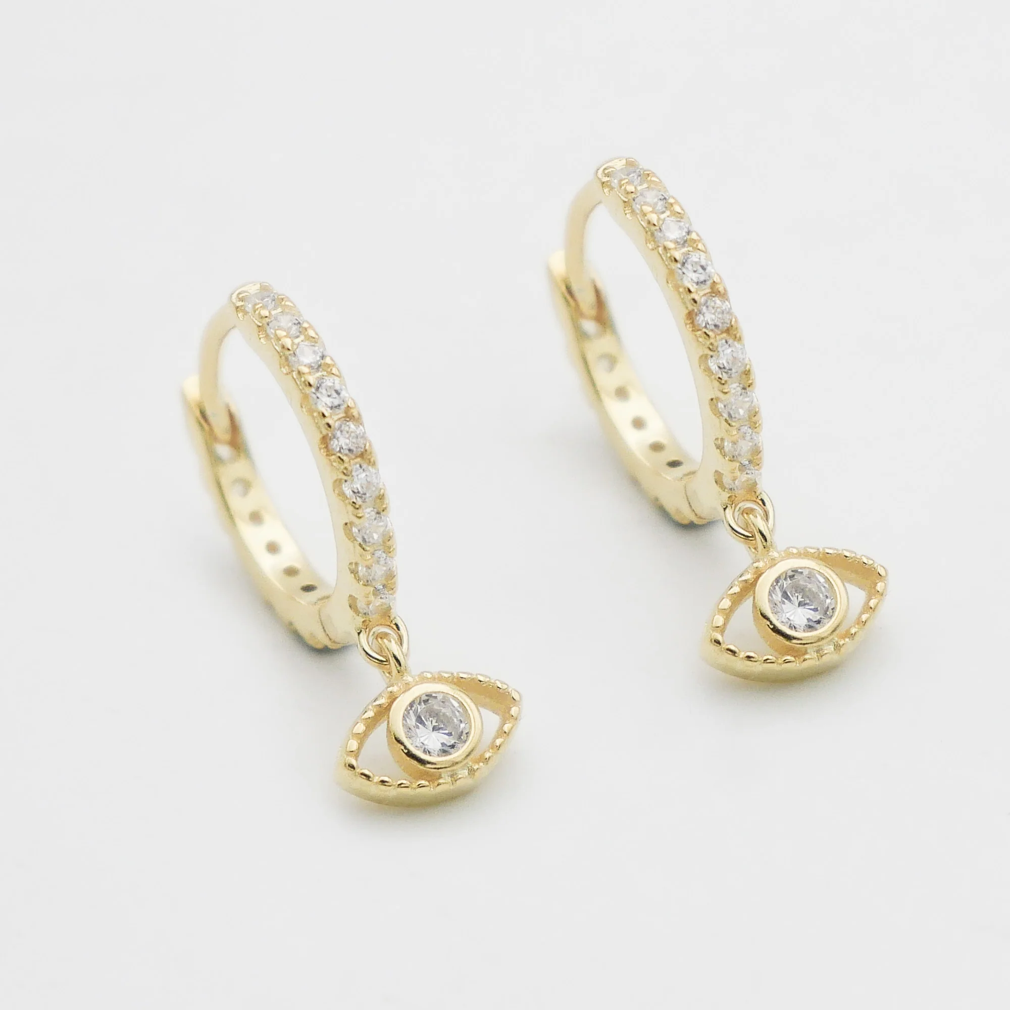 Ana Eye Huggie Earrings - Image 7