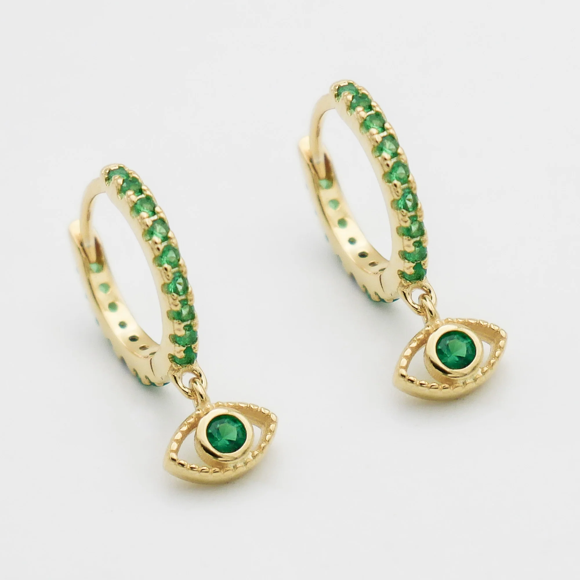 Ana Eye Huggie Earrings - Image 8