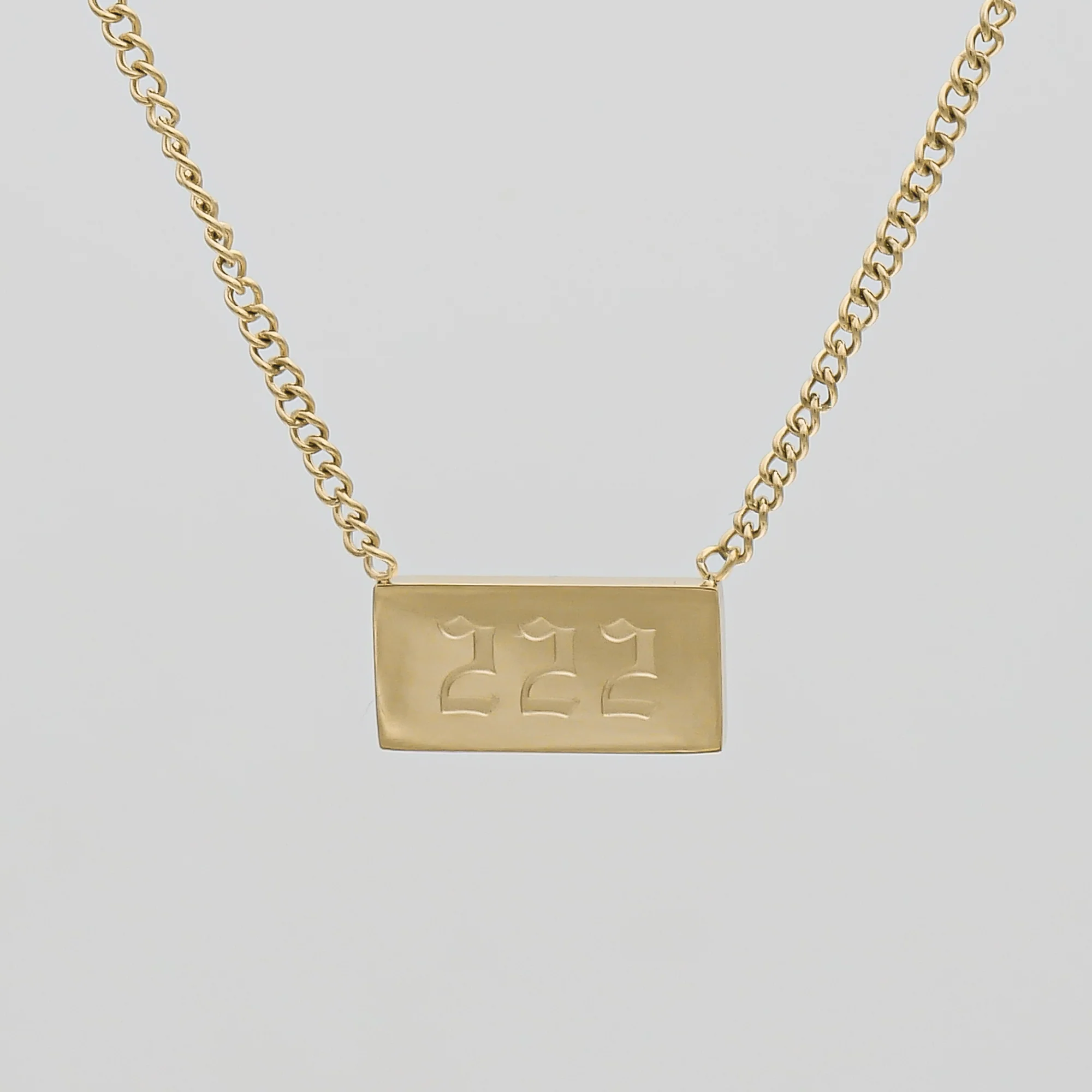Angel Number Tablet Necklace - Image 4