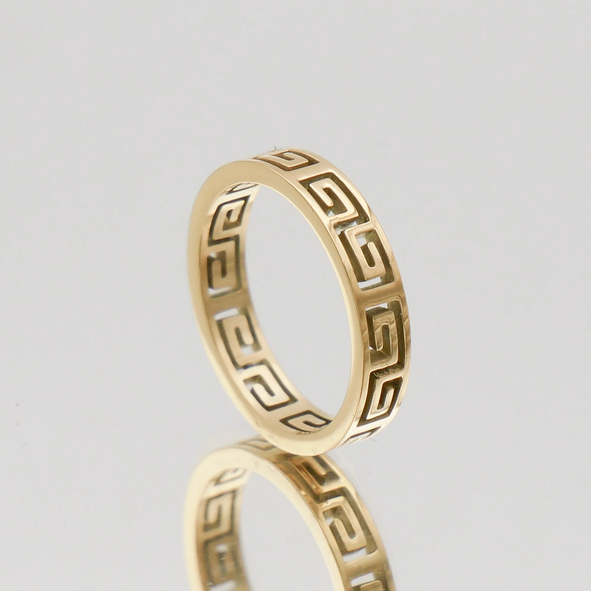 Aria Greek Meander Ring - Image 2