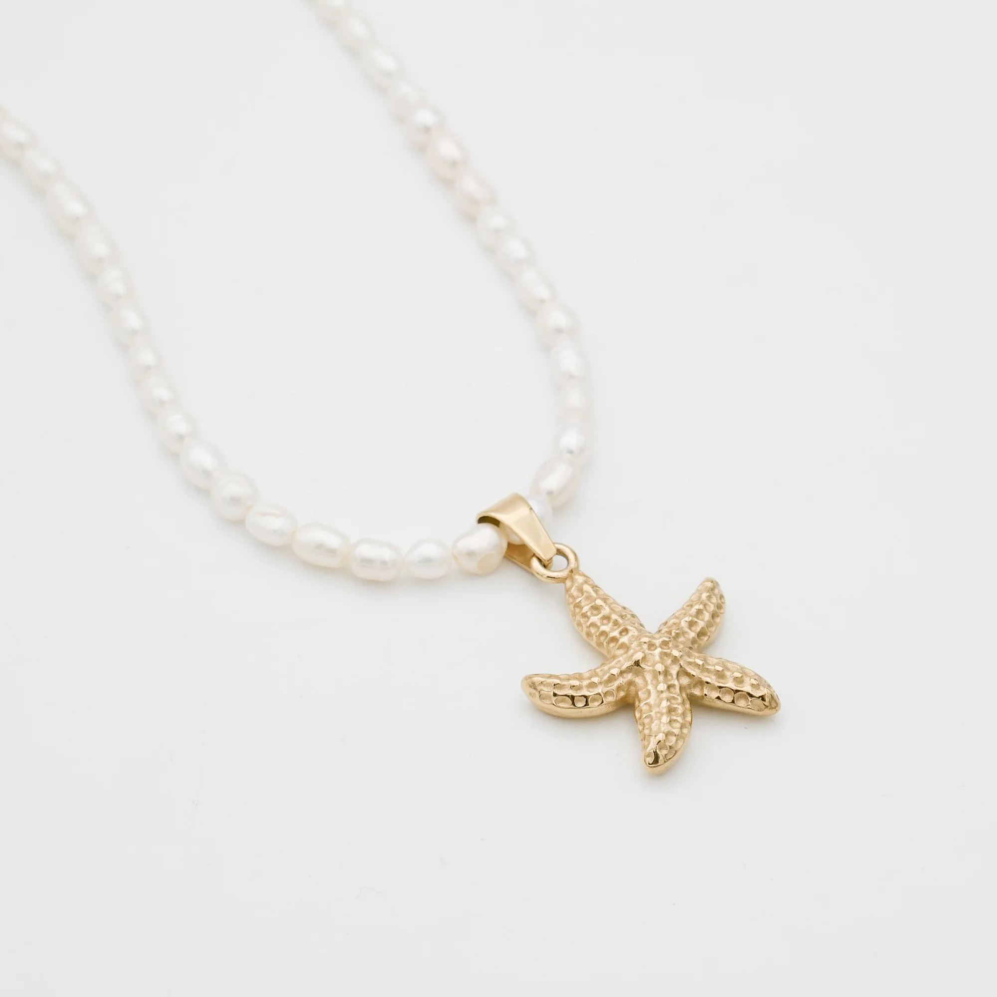 Ariel Starfish Pearl Necklace - Image 6