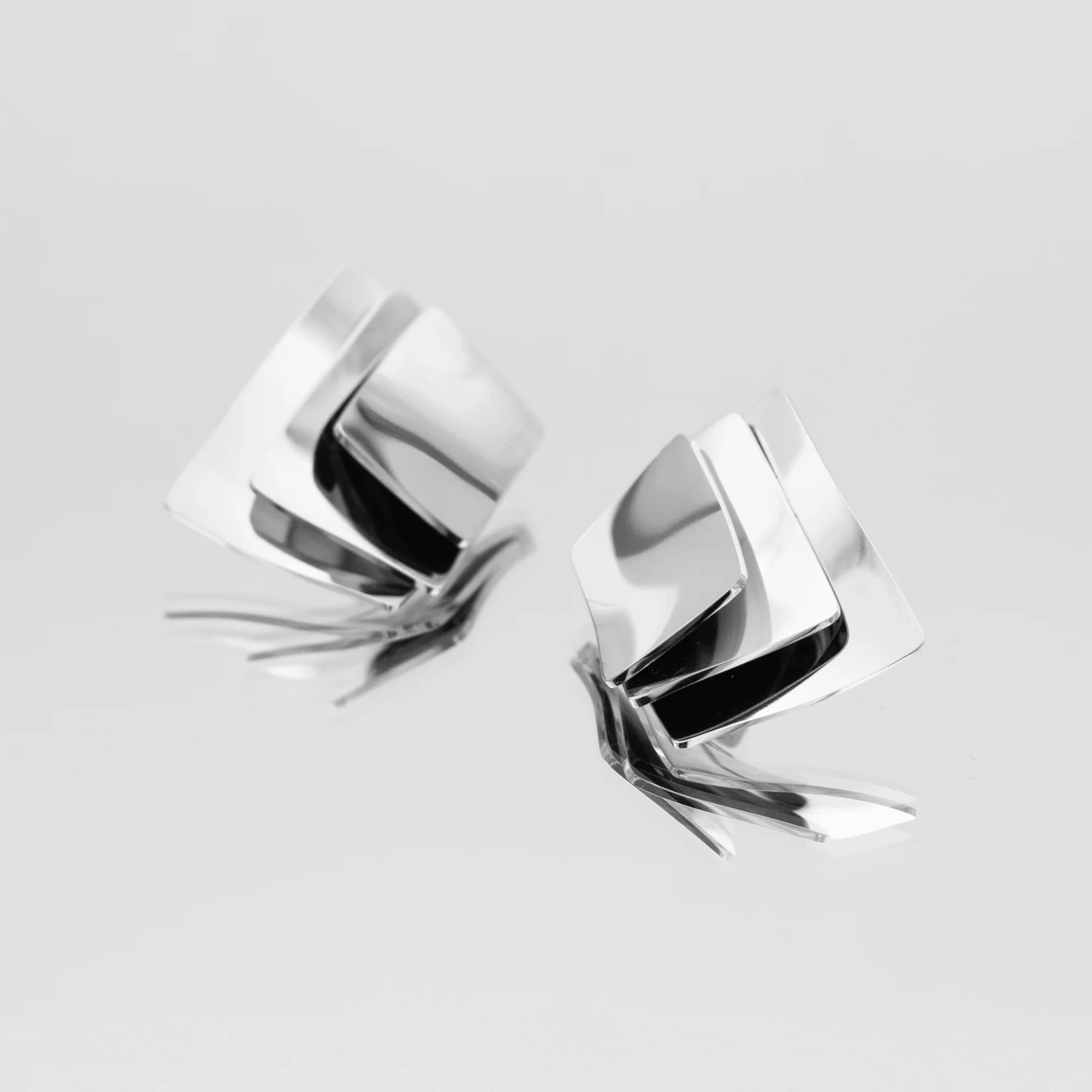 Arya Stacked Earrings - Image 7