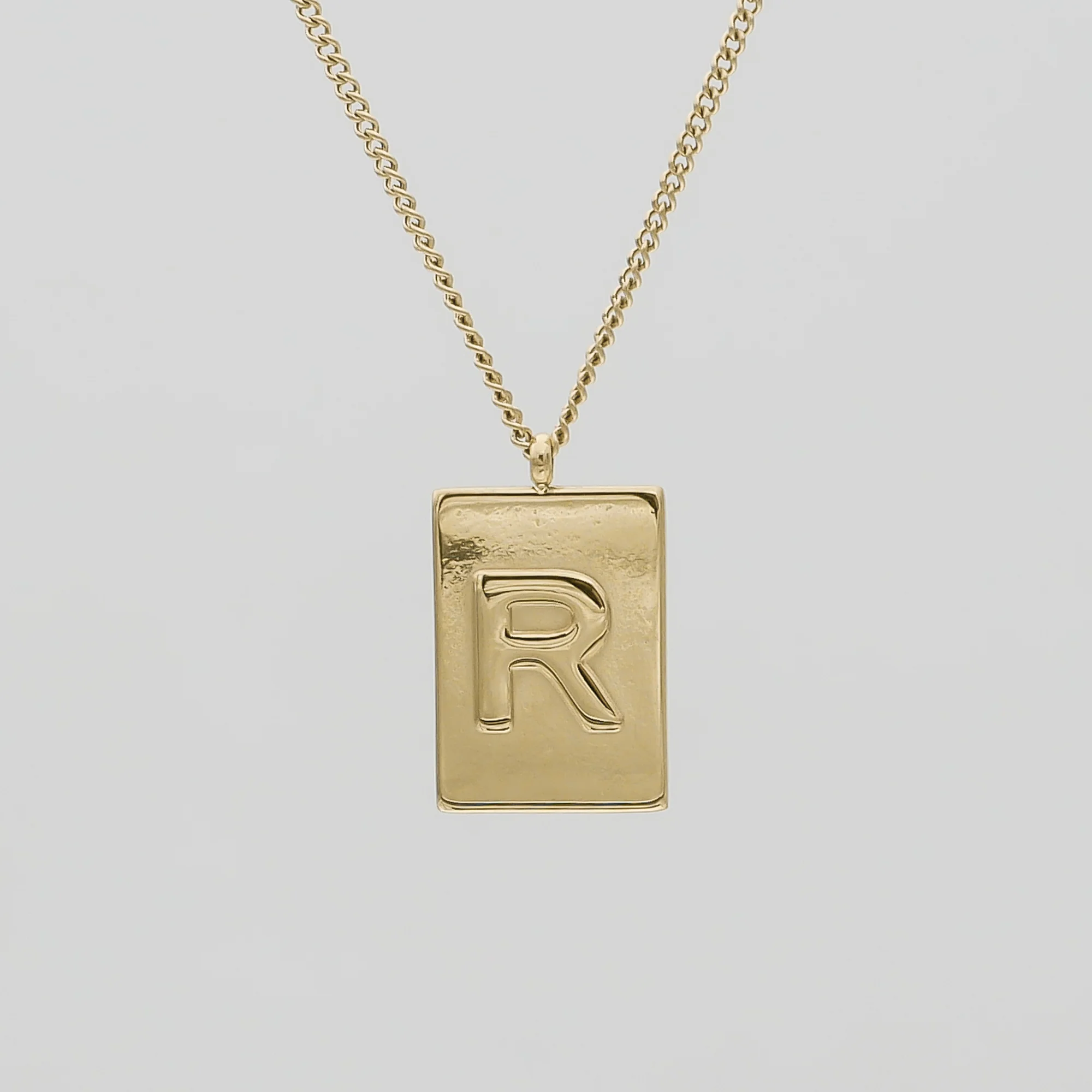 Athena Initial Tablet Necklace - Image 33