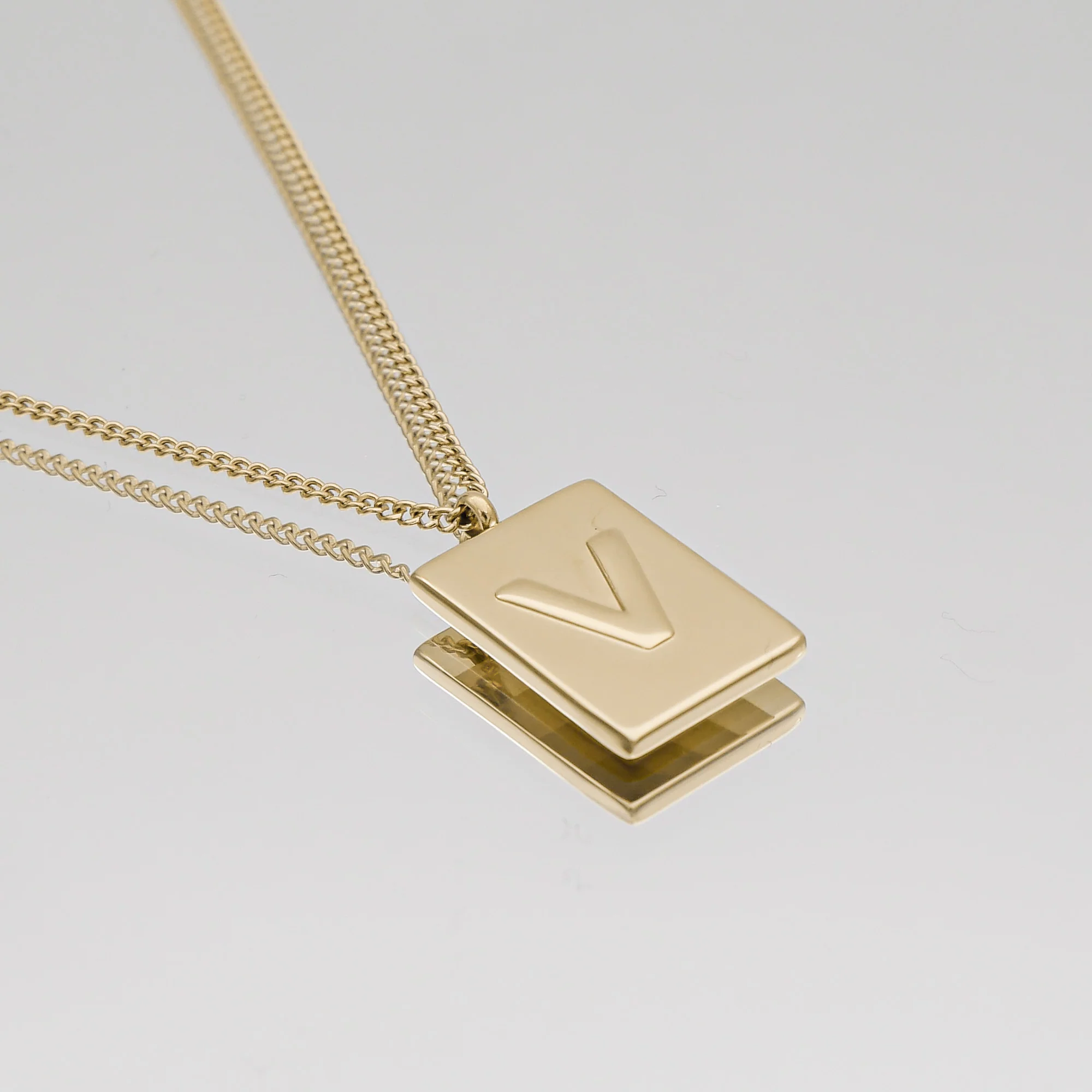 Athena Initial Tablet Necklace - Image 41