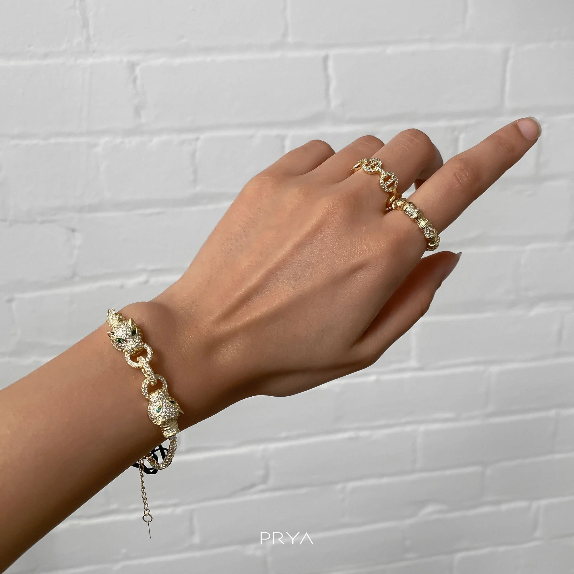 Ava bamboo CZ Ring - Image 3