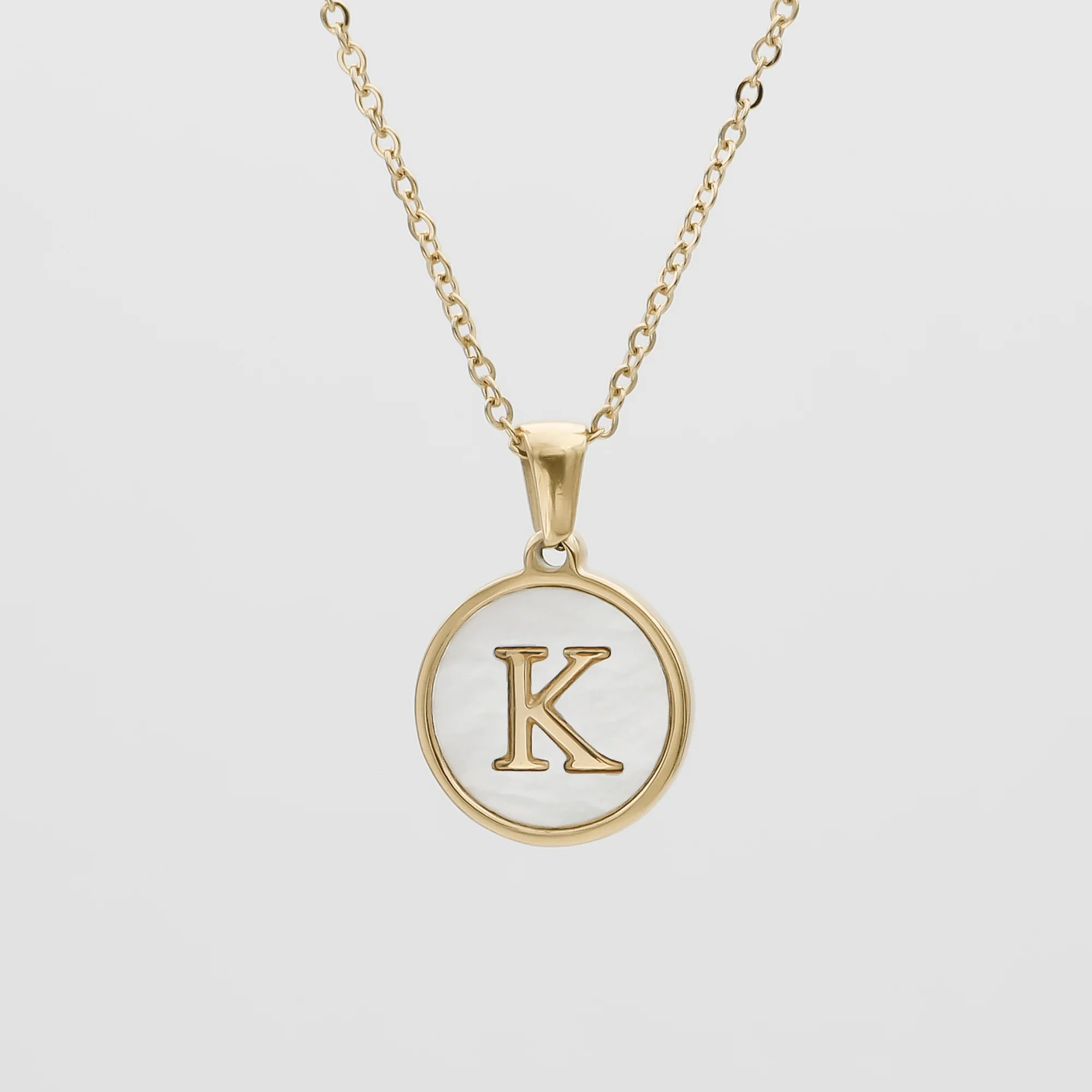Ava Opal Initial Necklace - Image 13