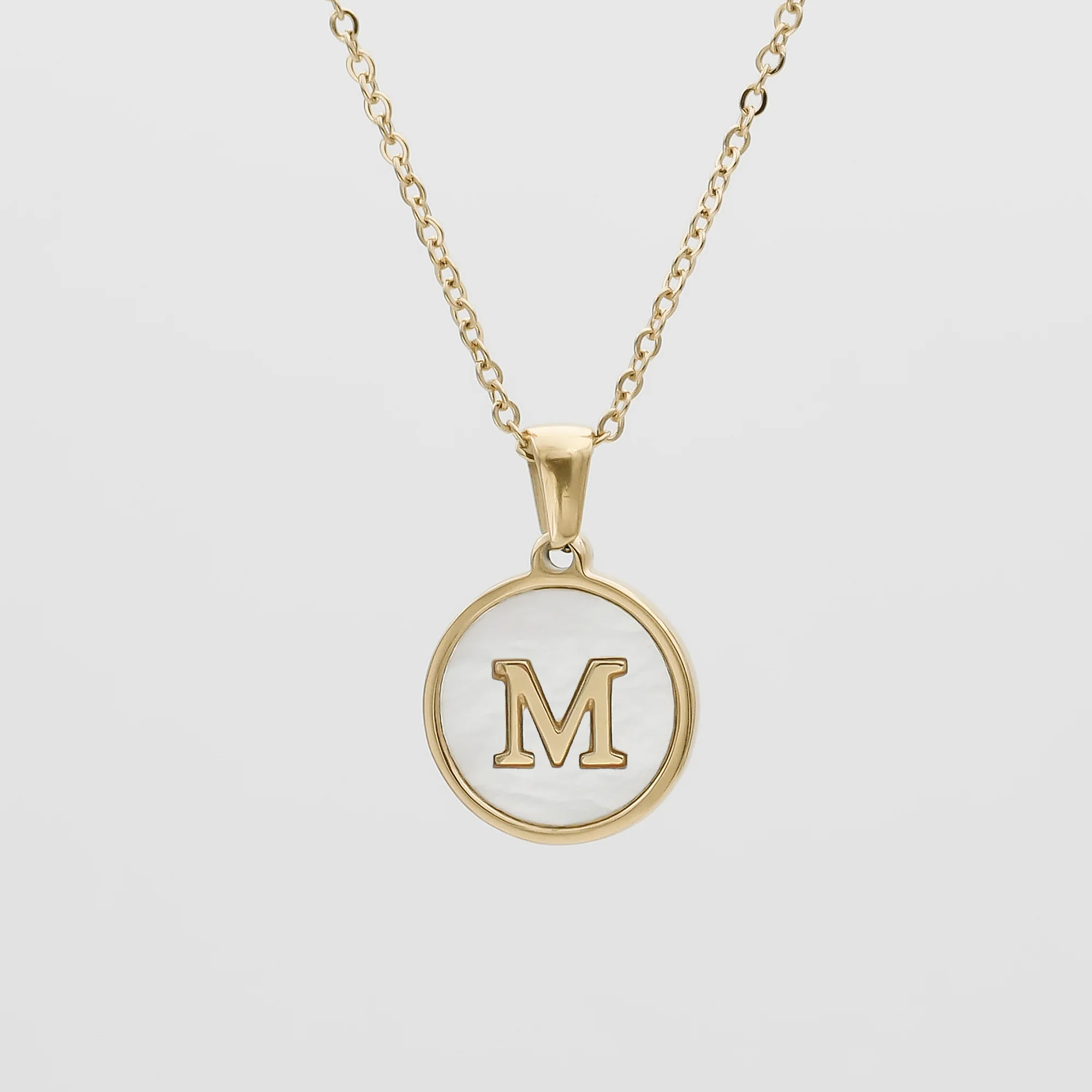 Ava Opal Initial Necklace - Image 15