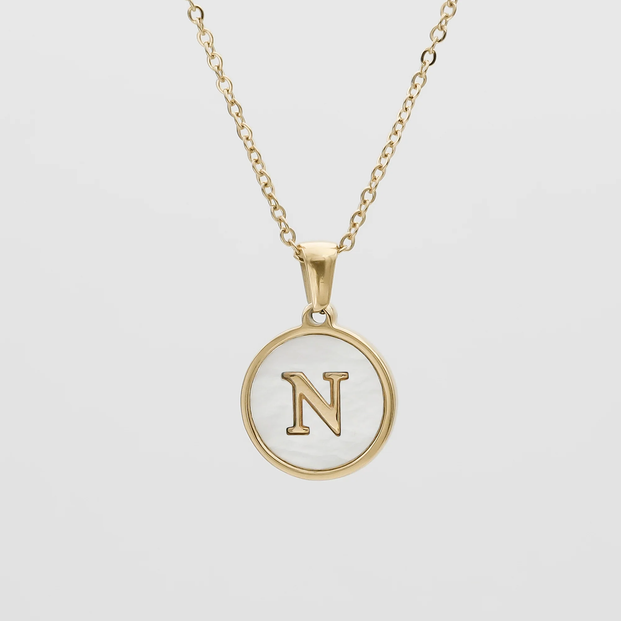 Ava Opal Initial Necklace - Image 16