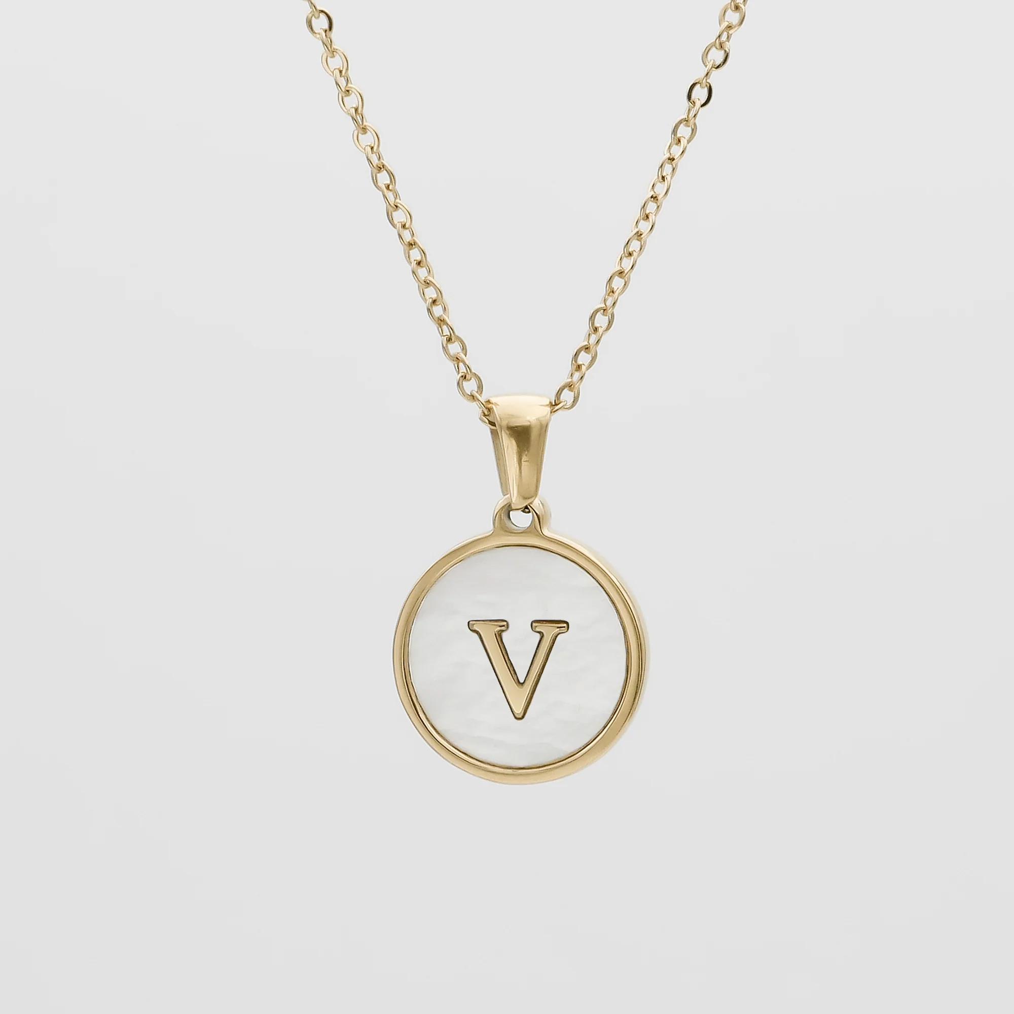 Ava Opal Initial Necklace - Image 25