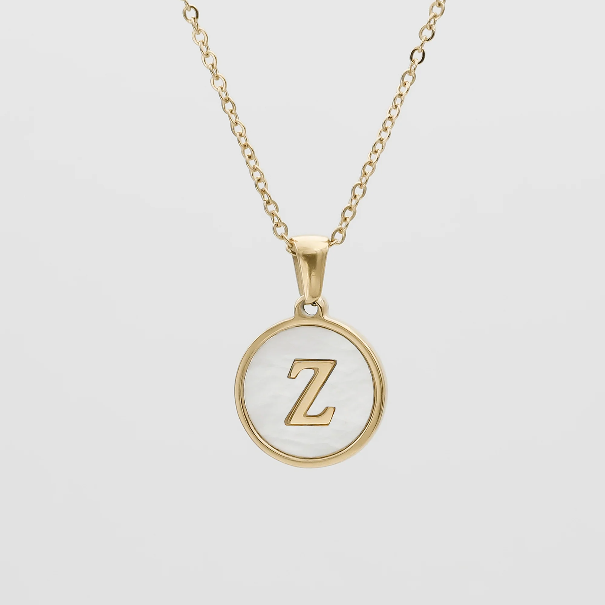 Ava Opal Initial Necklace - Image 29