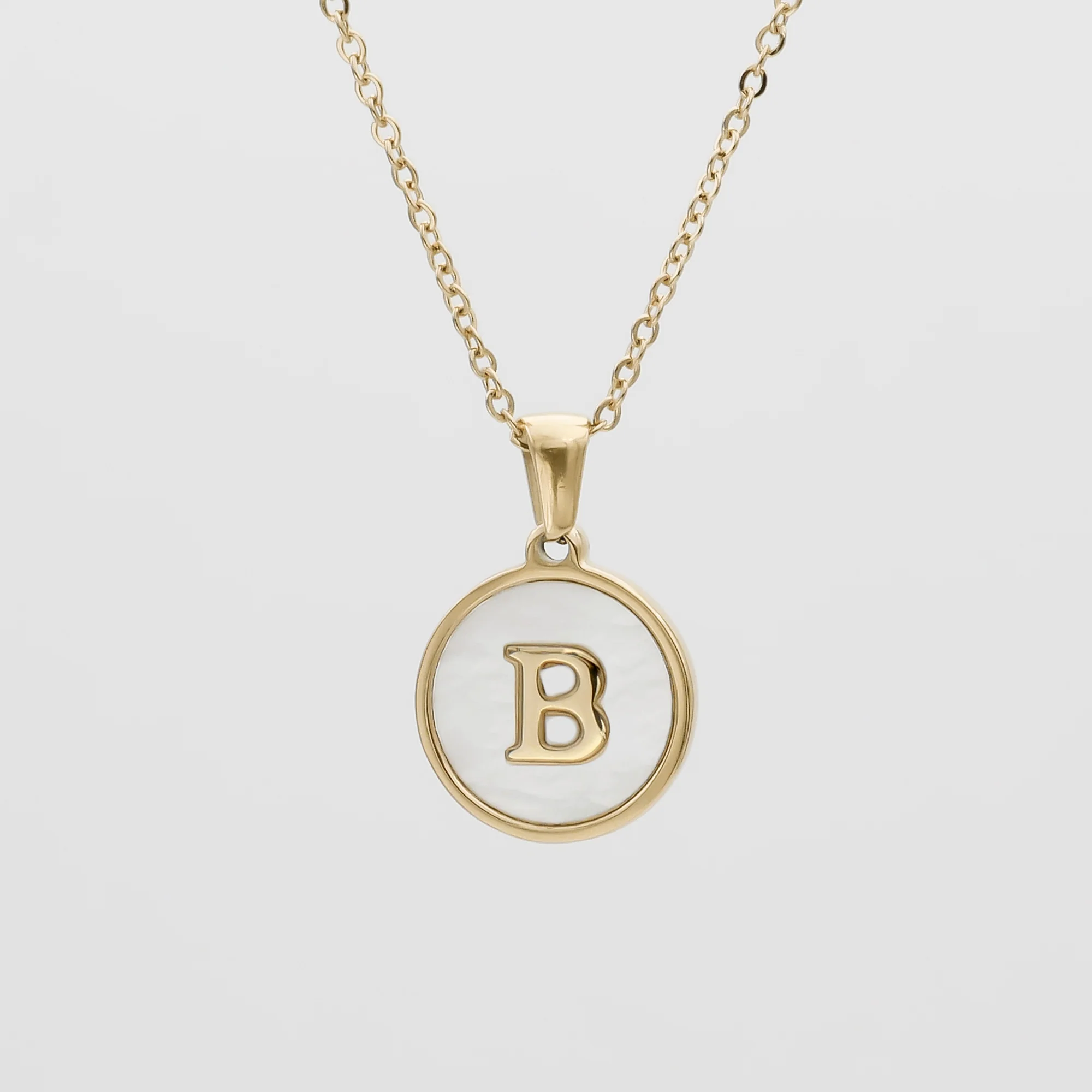 Ava Opal Initial Necklace - Image 3