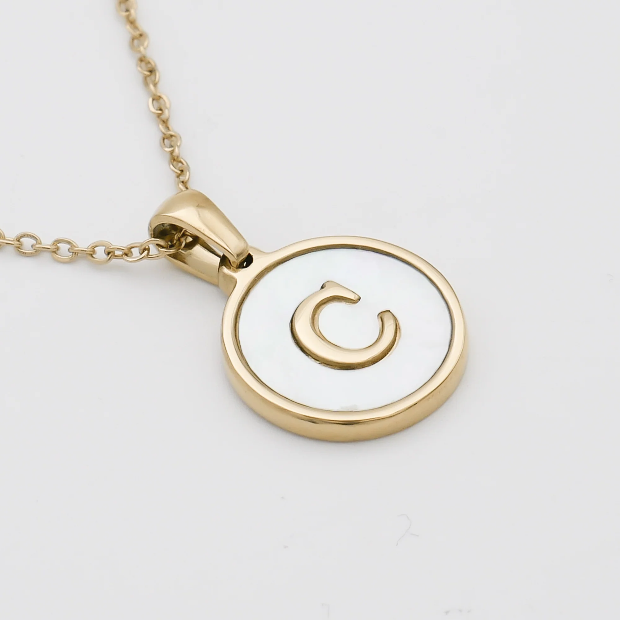 Ava Opal Initial Necklace - Image 4