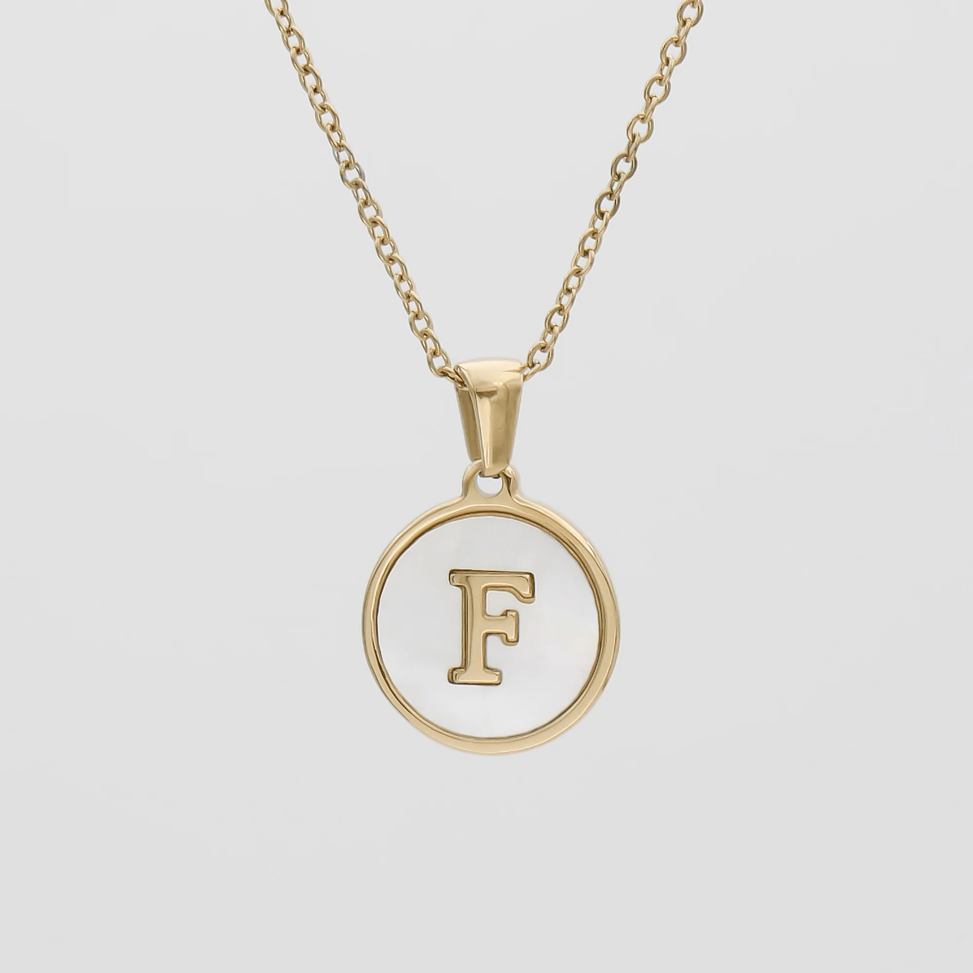 Ava Opal Initial Necklace - Image 7