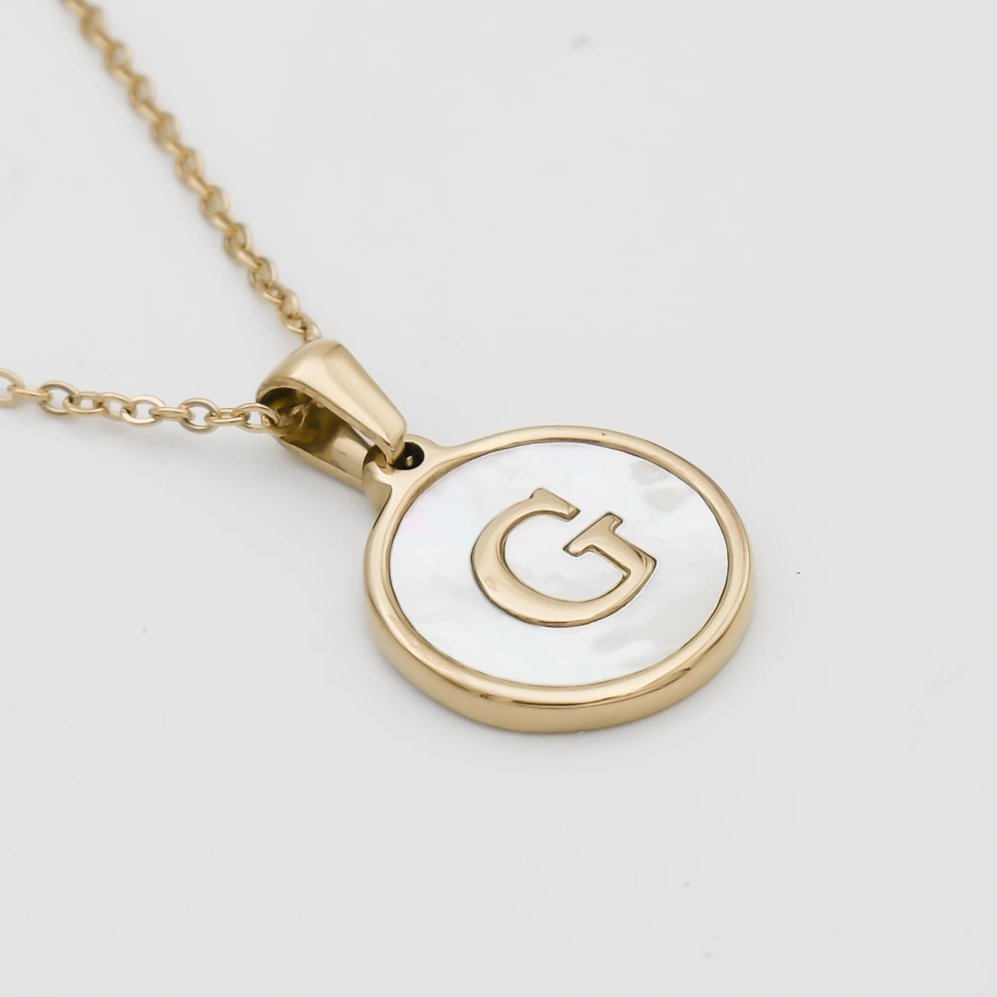Ava Opal Initial Necklace - Image 9