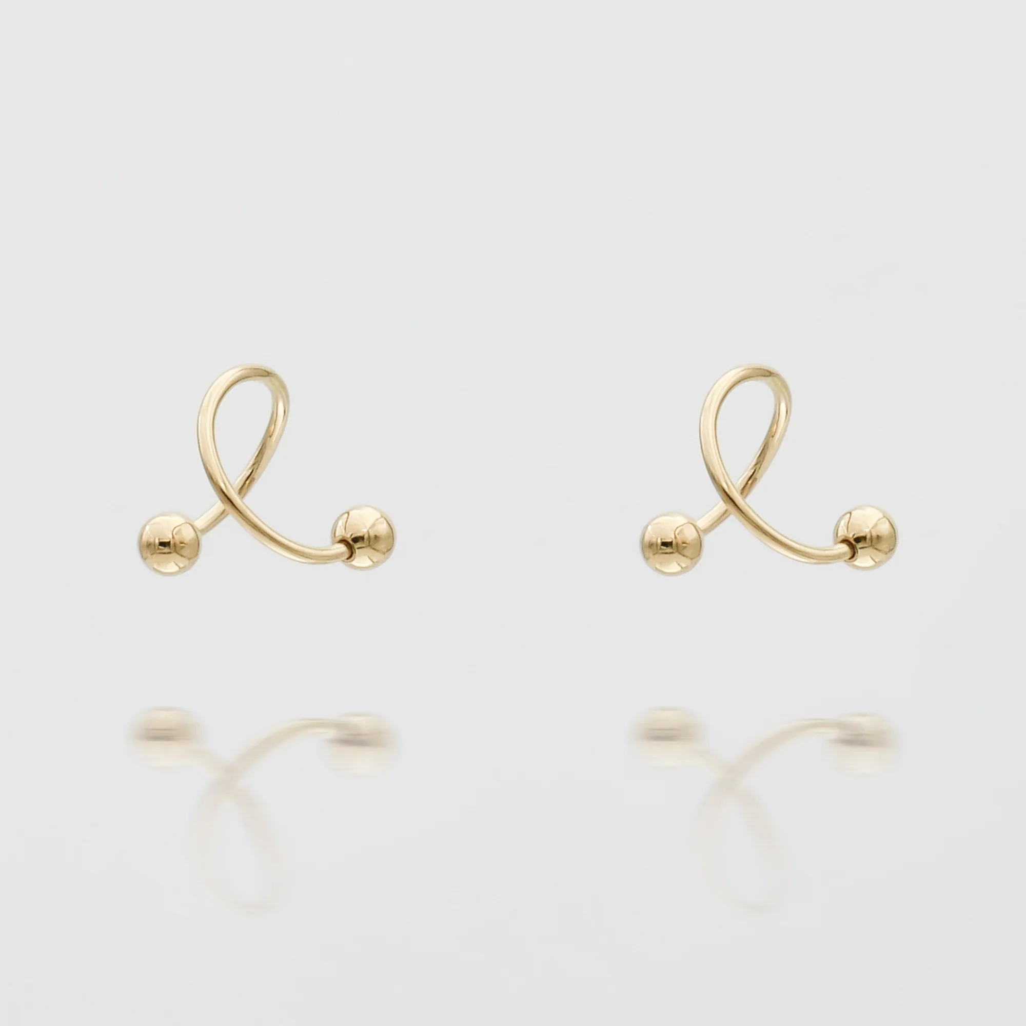 Ayla Spiral Earrings