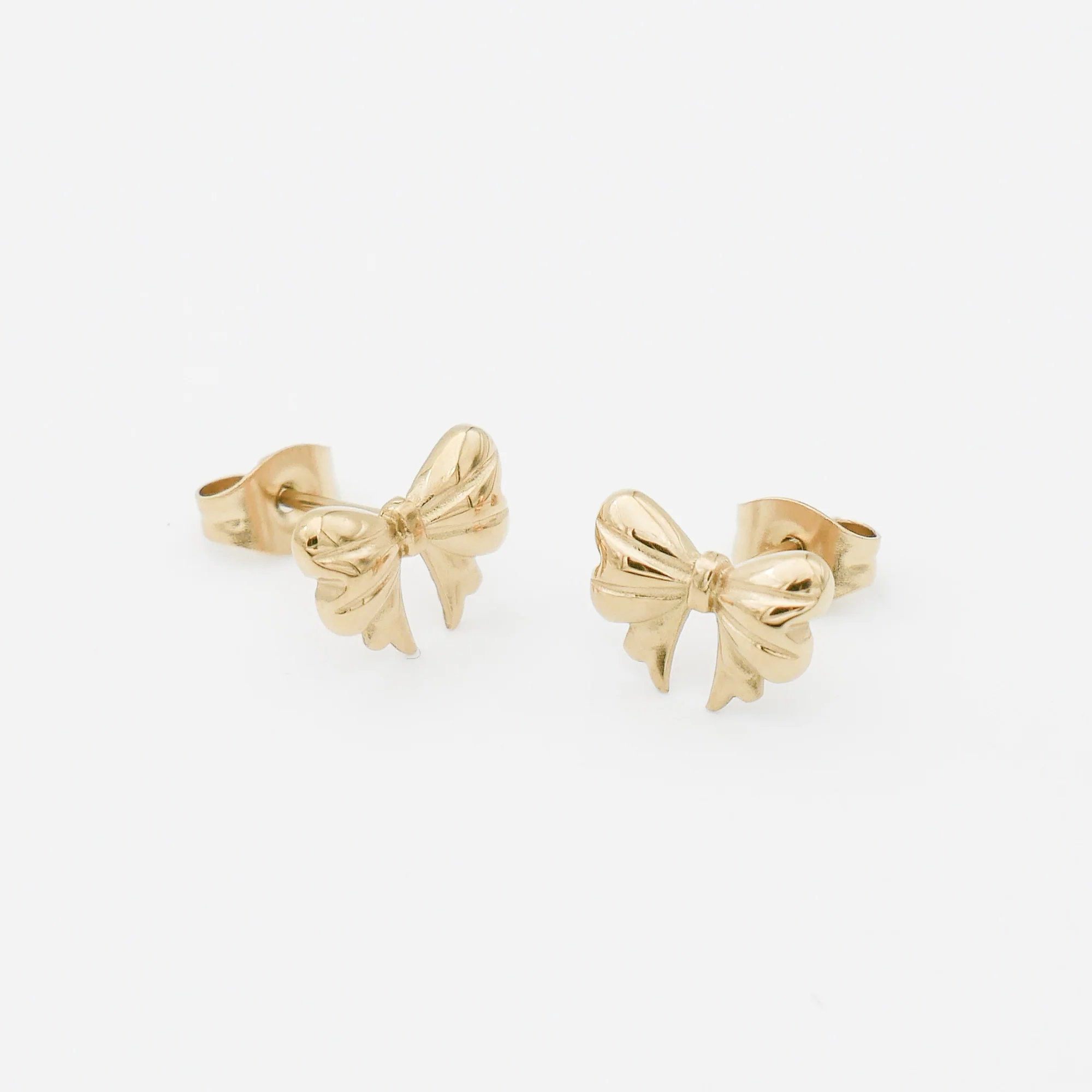 Bambi Mini Bow Stud Earrings - Image 2