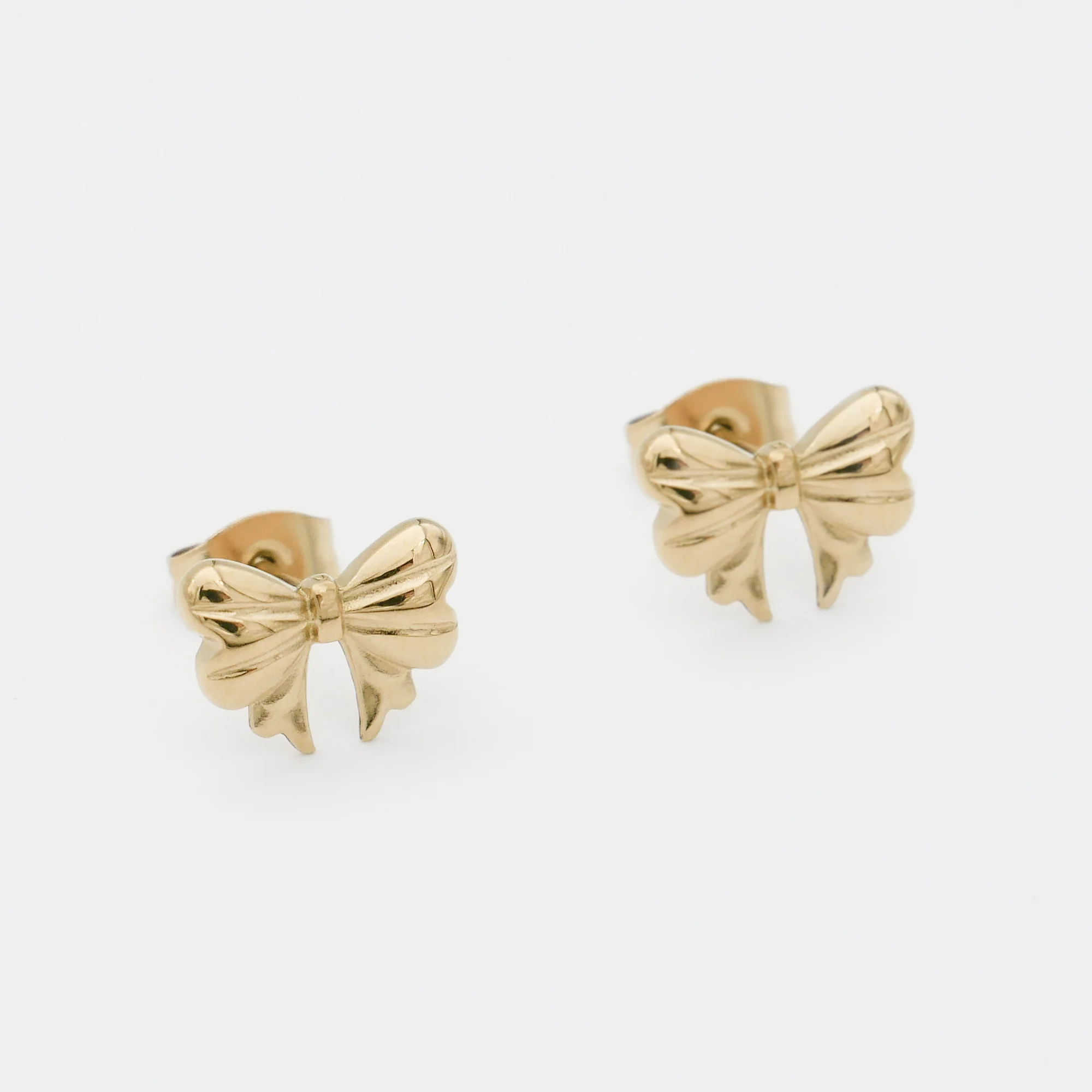 Bambi Mini Bow Stud Earrings - Image 3