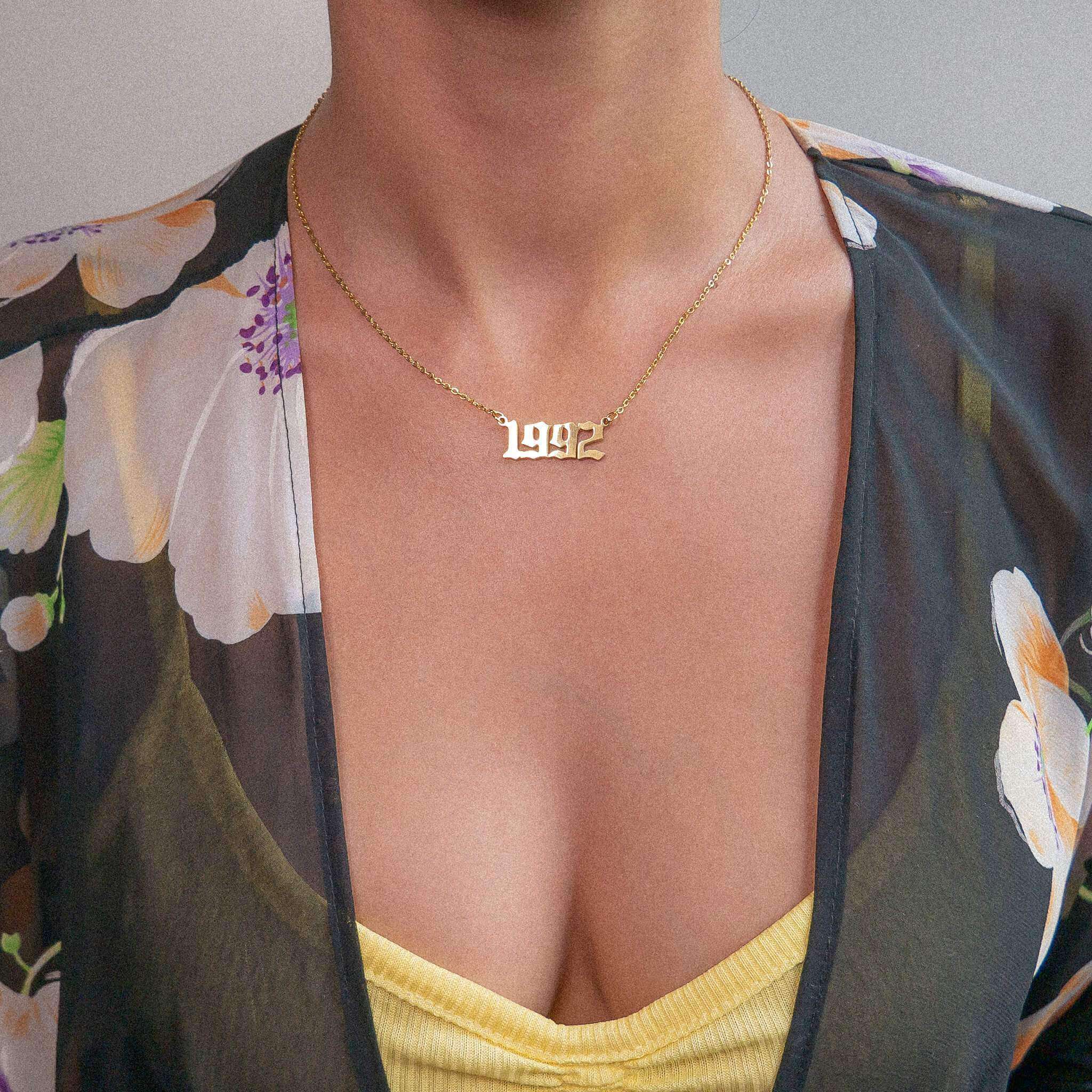 Birth-Year Necklace (Custom) - Image 12