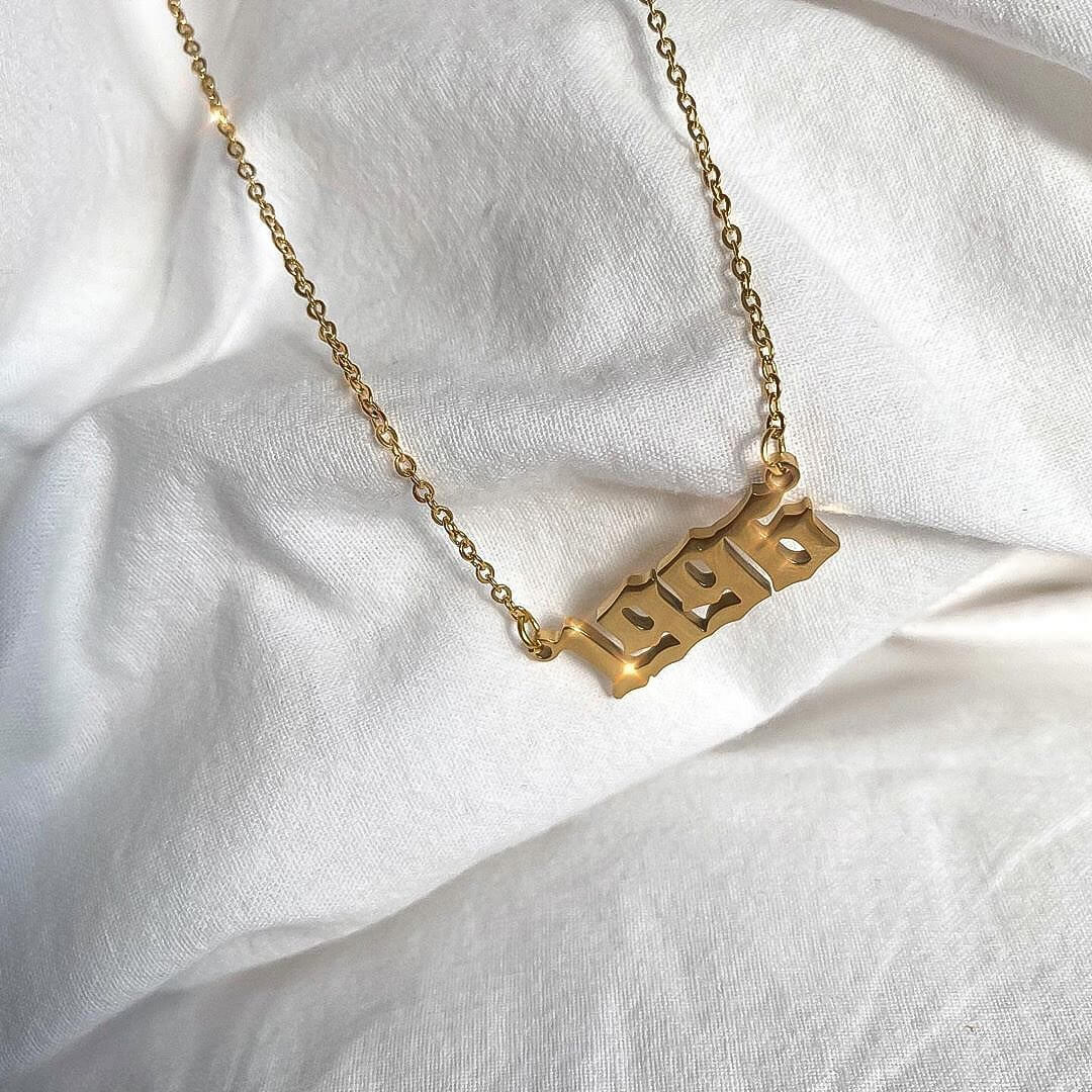 Birth-Year Necklace (Custom) - Image 8