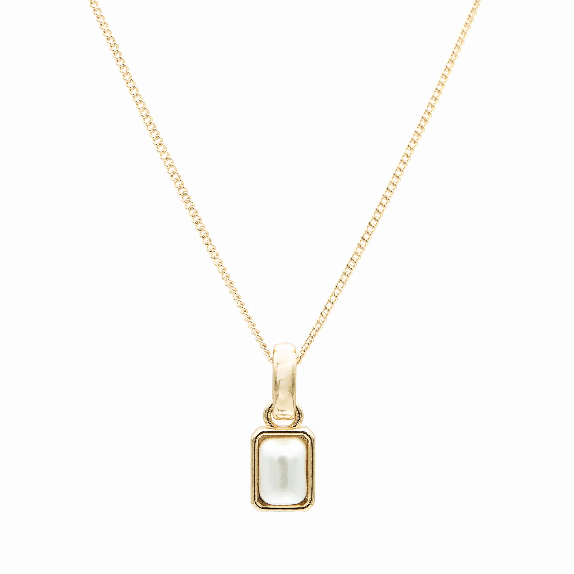 Emerald Cut Birthstone Necklace - Image 20