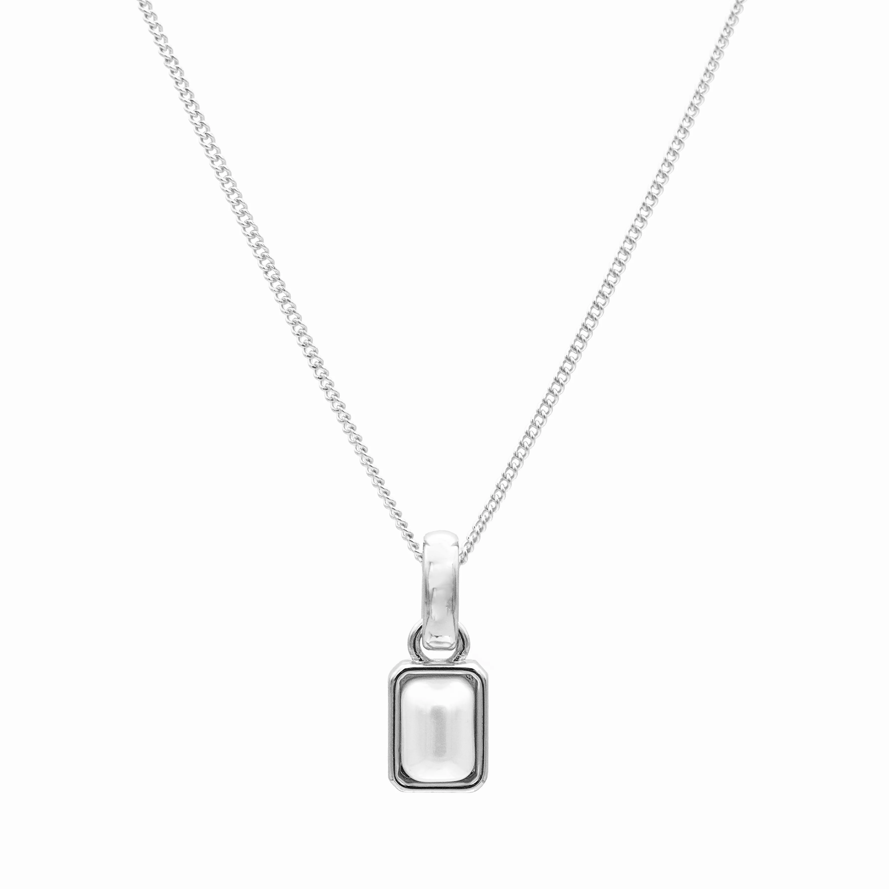 Emerald Cut Birthstone Necklace - Image 21