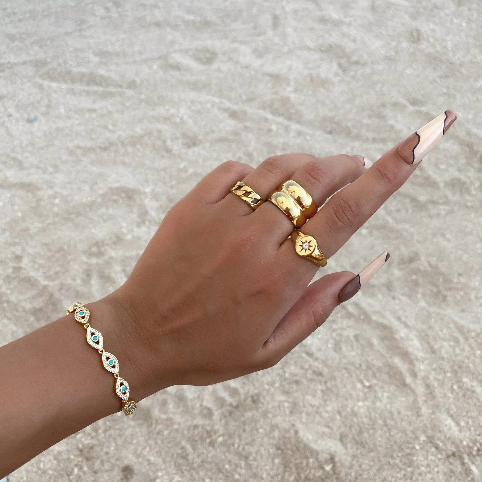 Bonnie Double Band Ring - Image 5