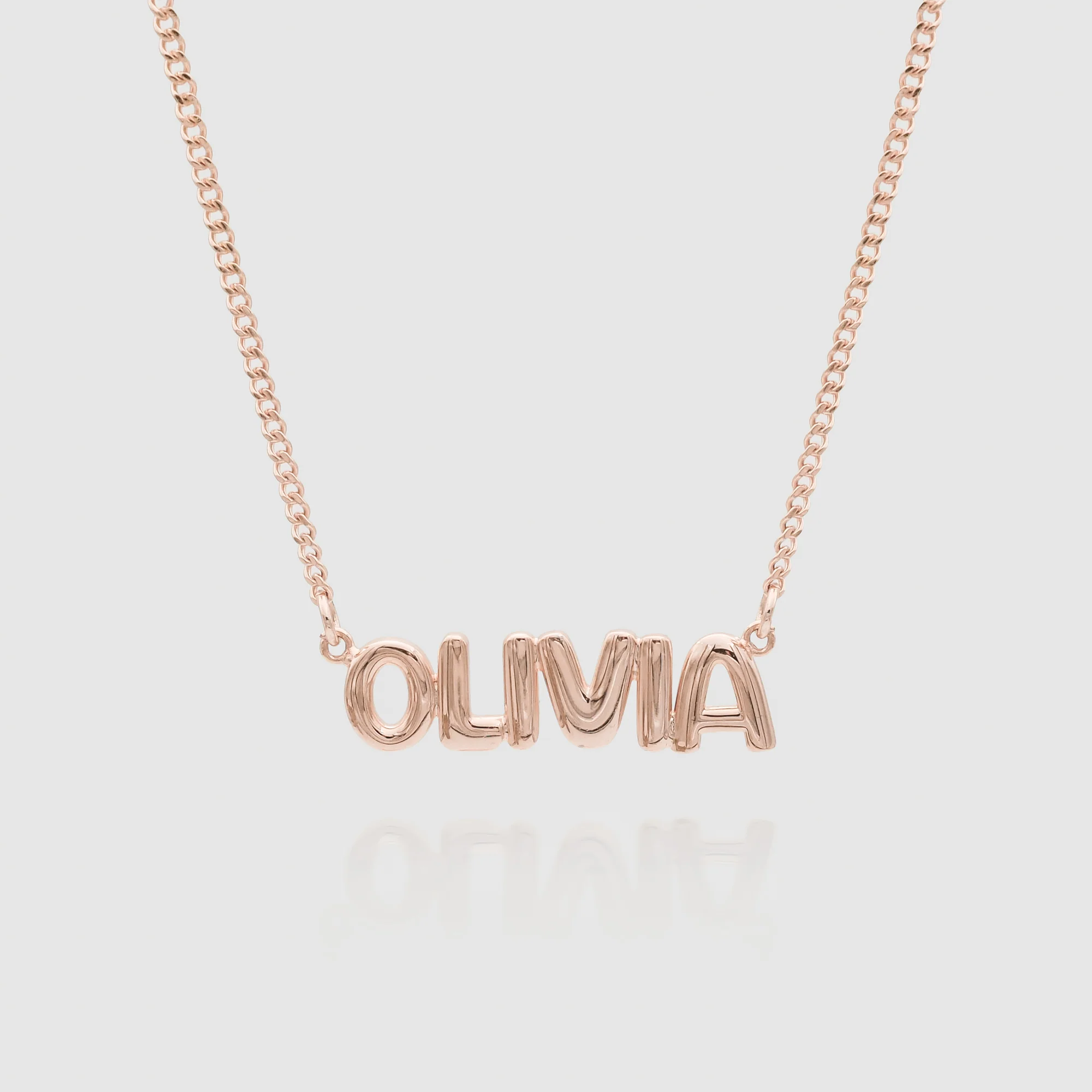 Bubble Custom Name Necklace - Image 7