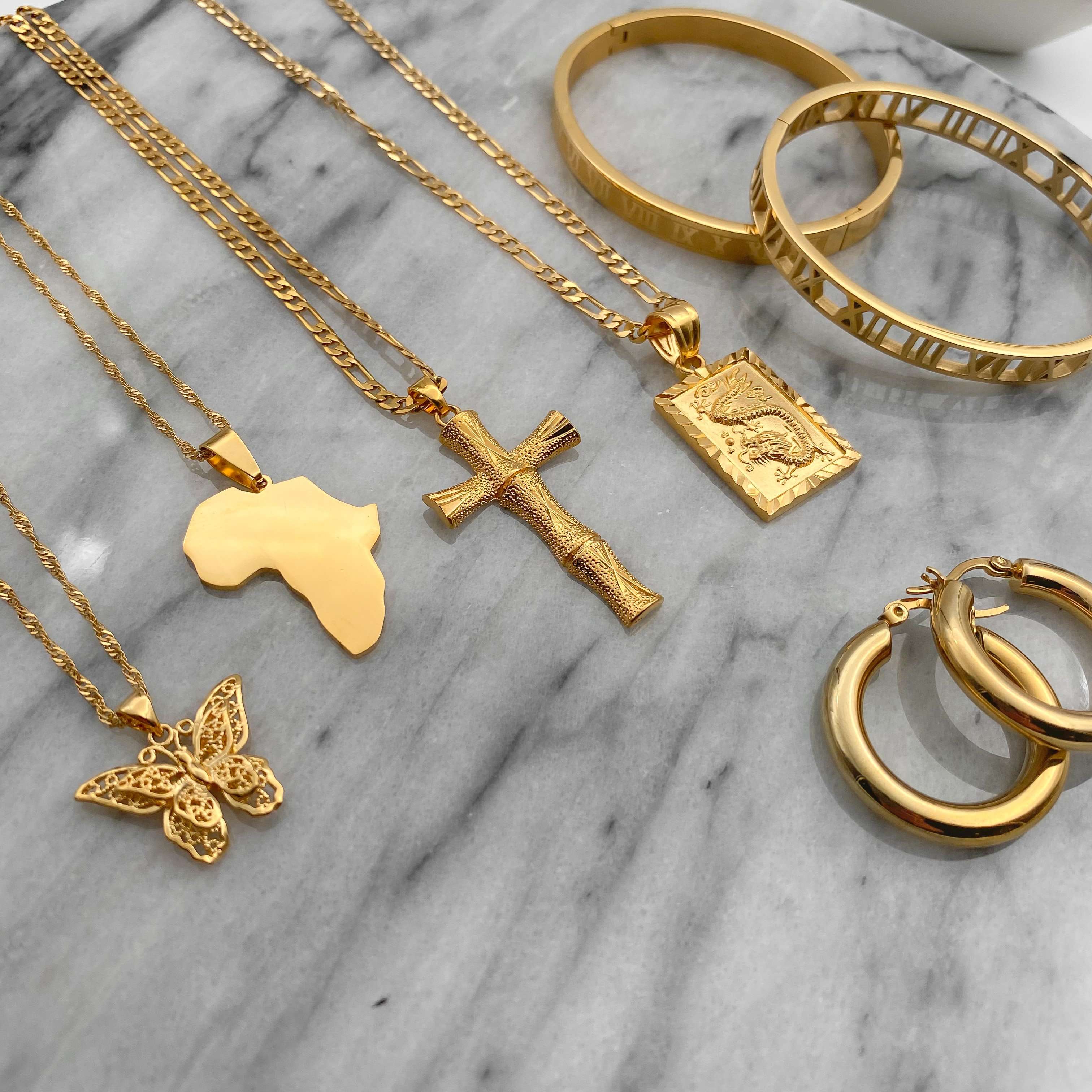 Butterfly Necklace | Gold - Image 3