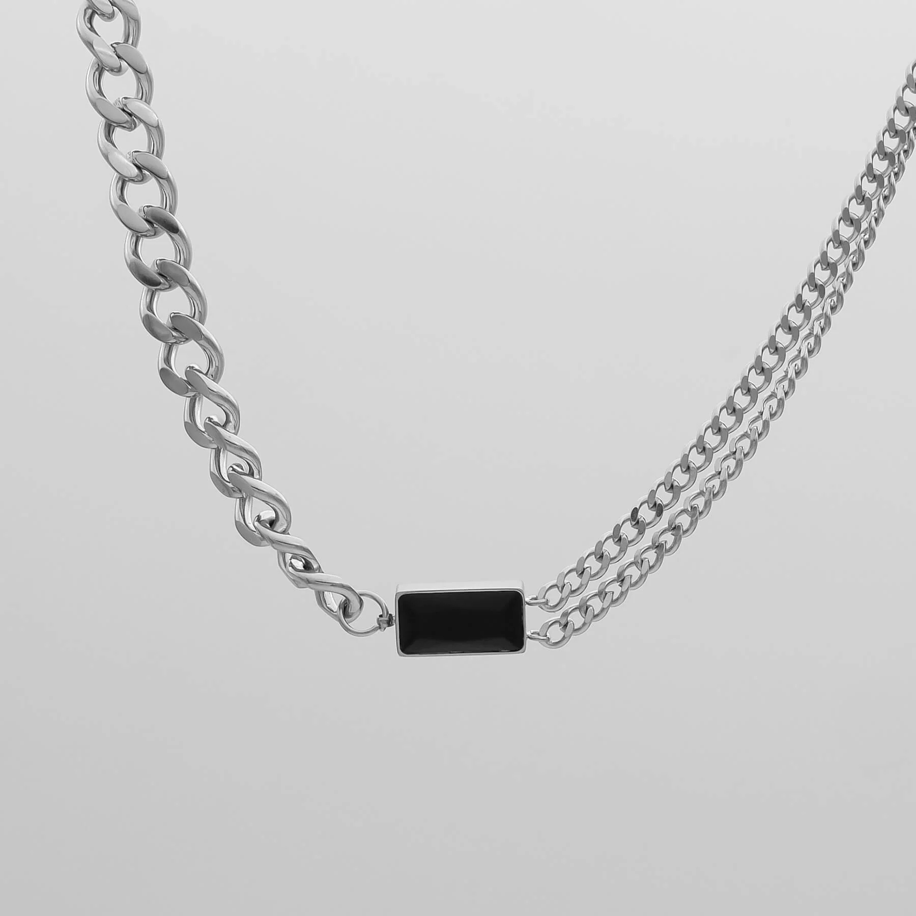 Callie Cuban Contrast Necklace - Image 3
