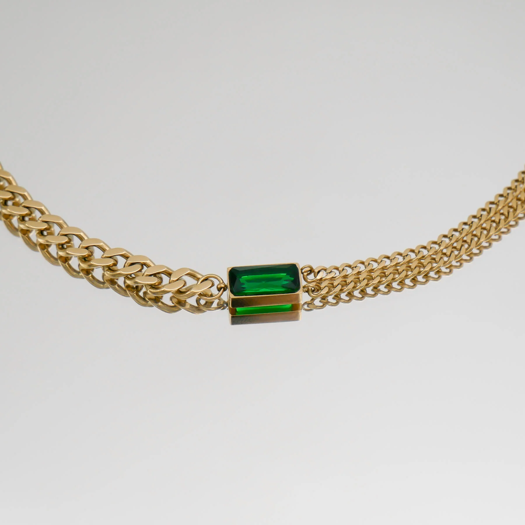 Callie Cuban Contrast Necklace - Image 4